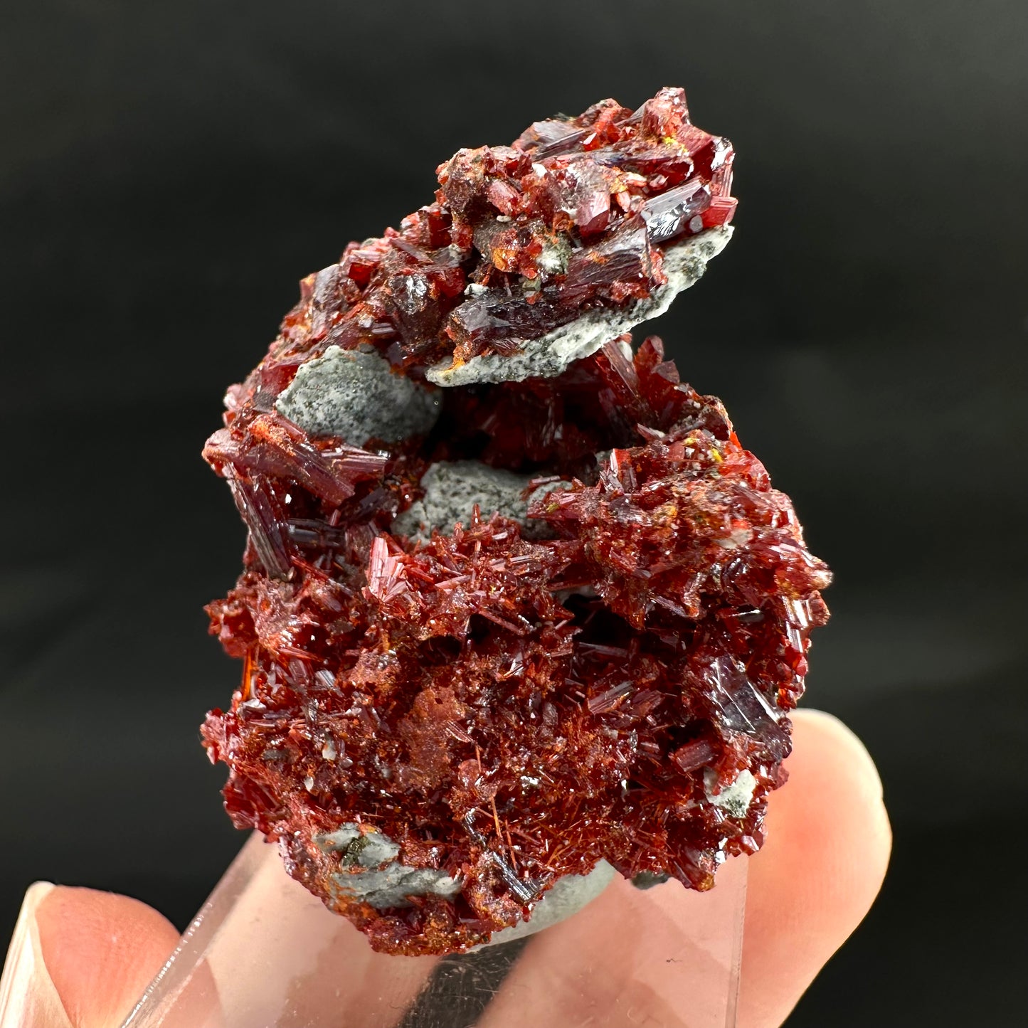 Realgar (Peru), realgar specimen, realgar crystal, mineral specimen