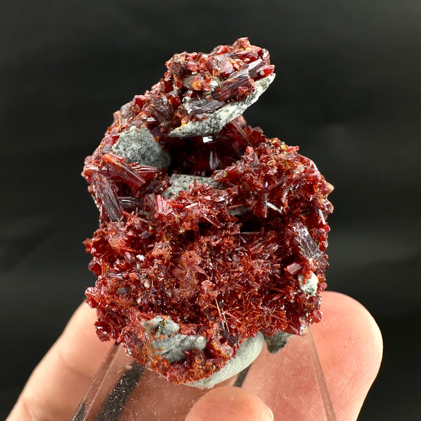 Realgar (Peru), realgar specimen, realgar crystal, mineral specimen