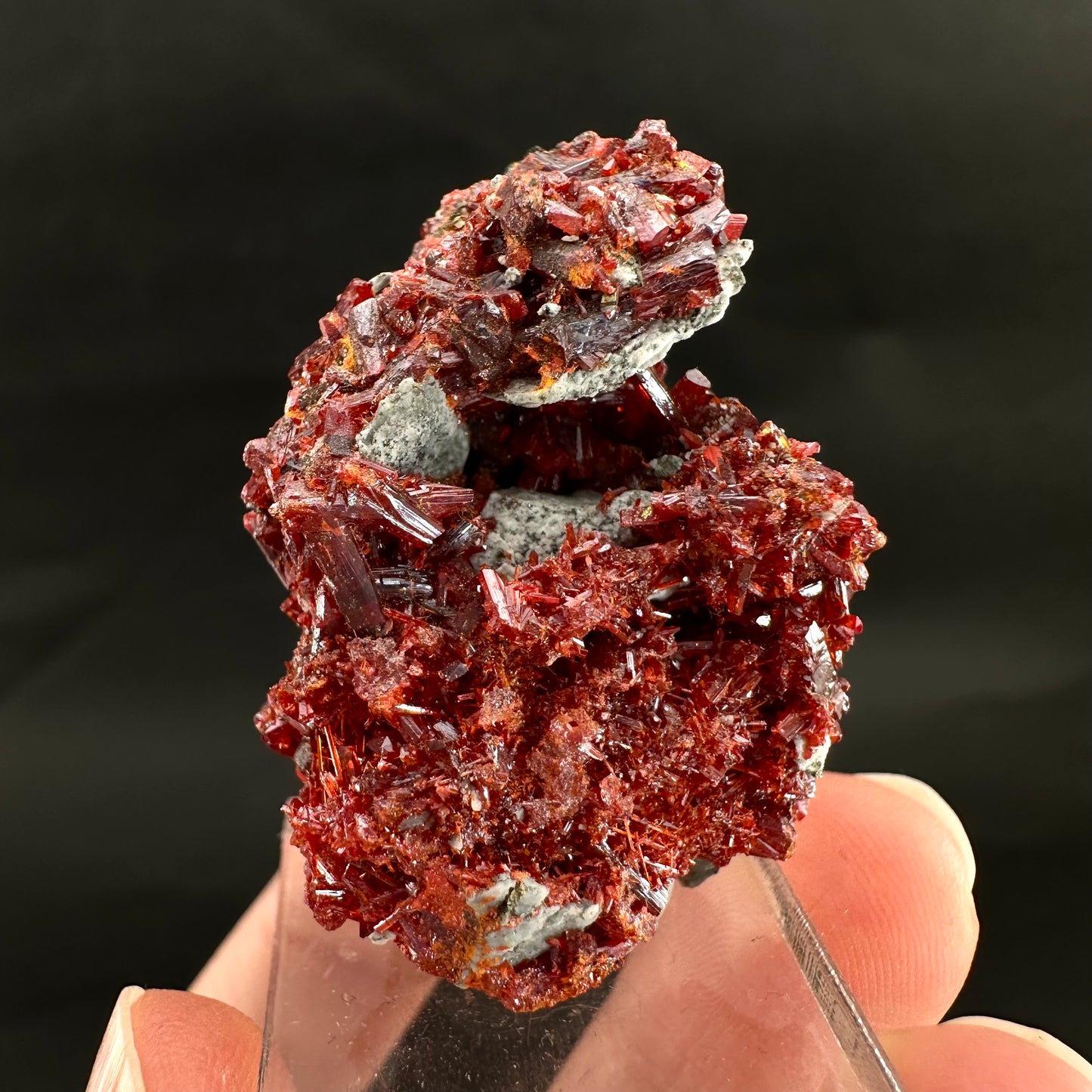 Realgar (Peru), realgar specimen, realgar crystal, mineral specimen