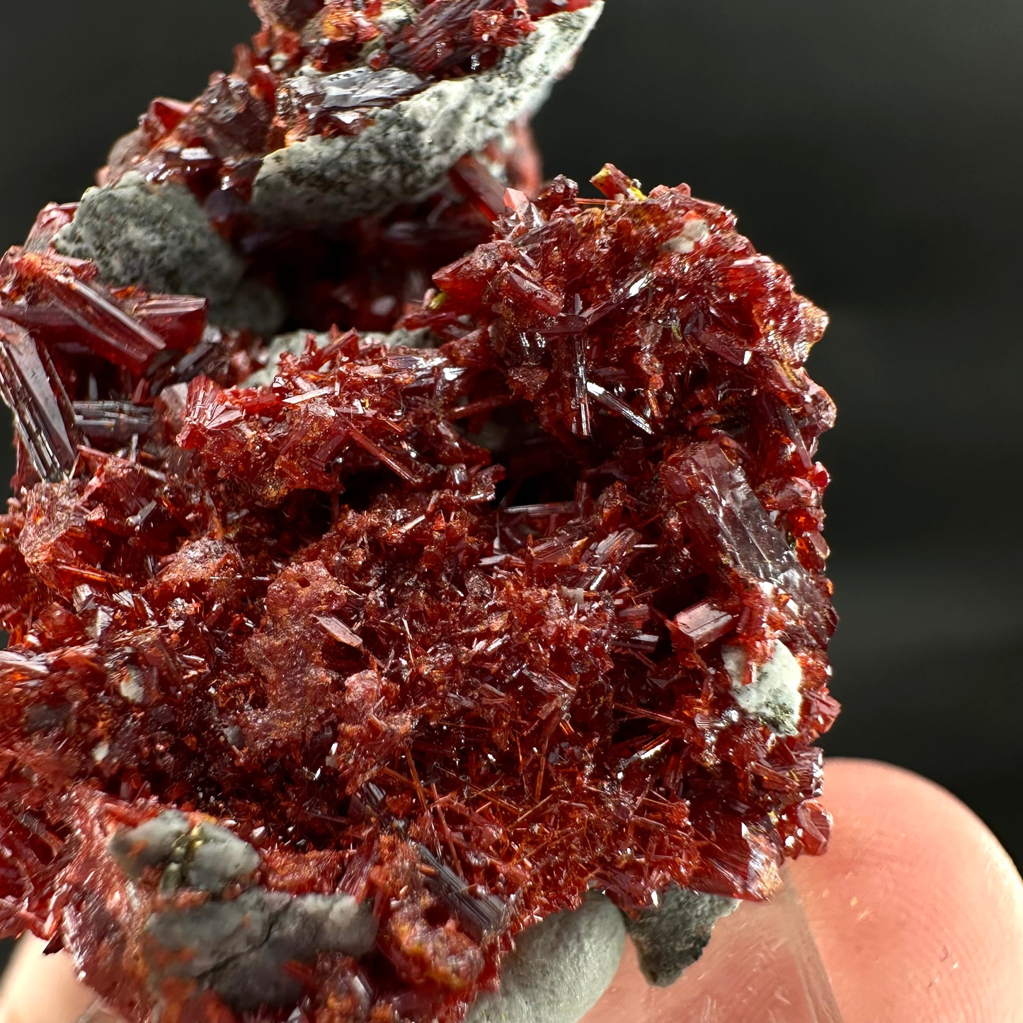 Realgar (Peru), realgar specimen, realgar crystal, mineral specimen