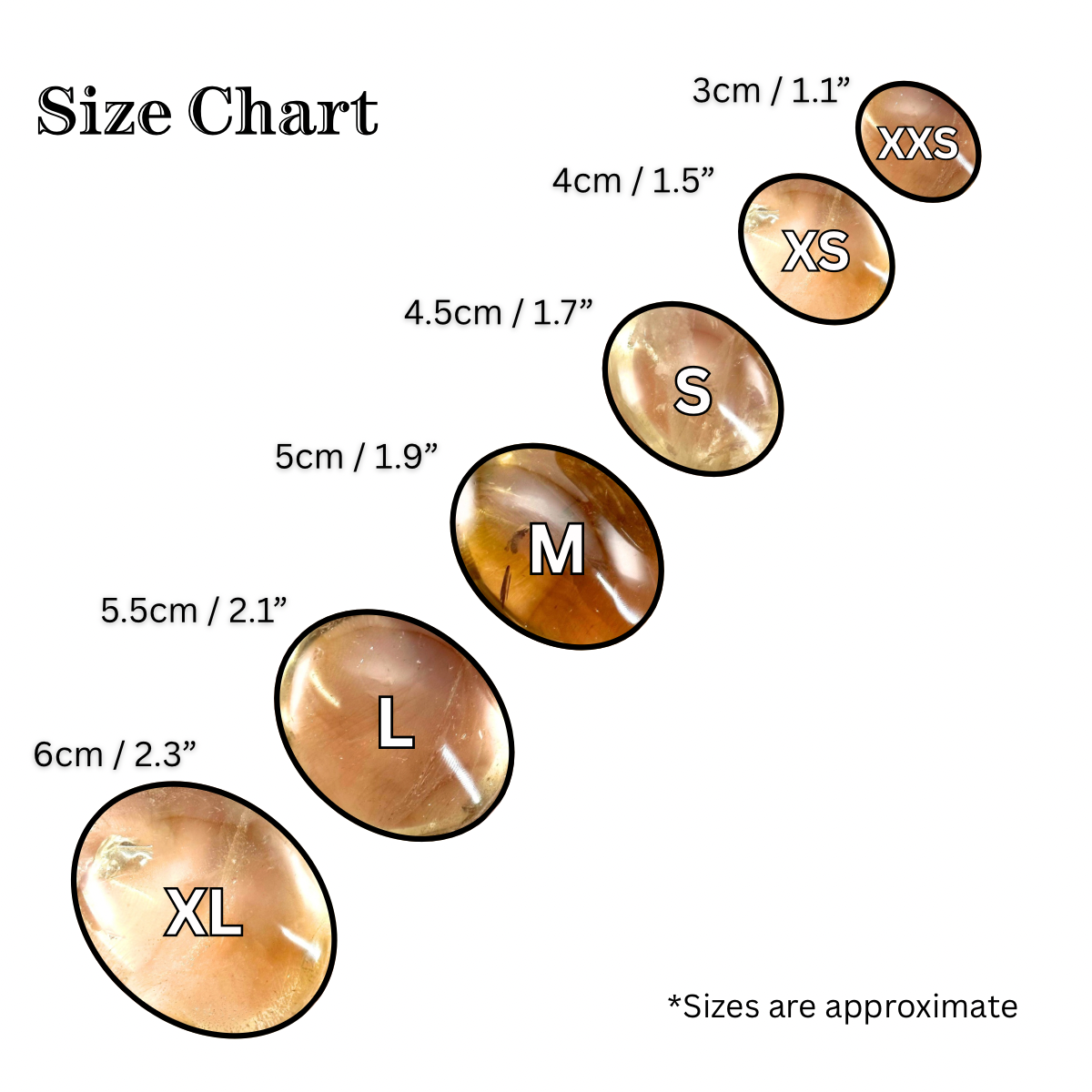Natural Citrine Palm Stone, smoky citrine palmstone, polished natural citrine, genuine citrine, citrine palm stone