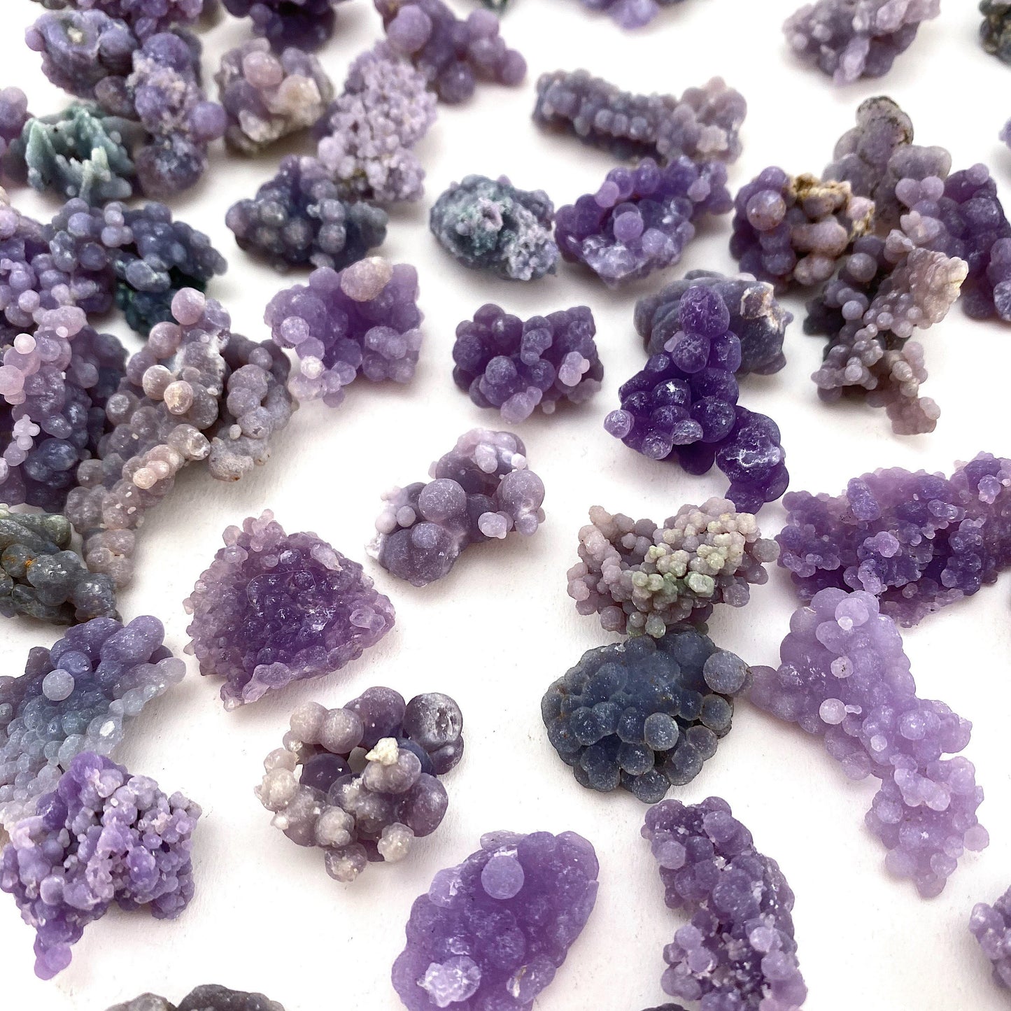 ONE Grape Amethyst Cluster (Indonesia) | mini grape agate, raw grape agate, grape agate crystal, purple grape agate