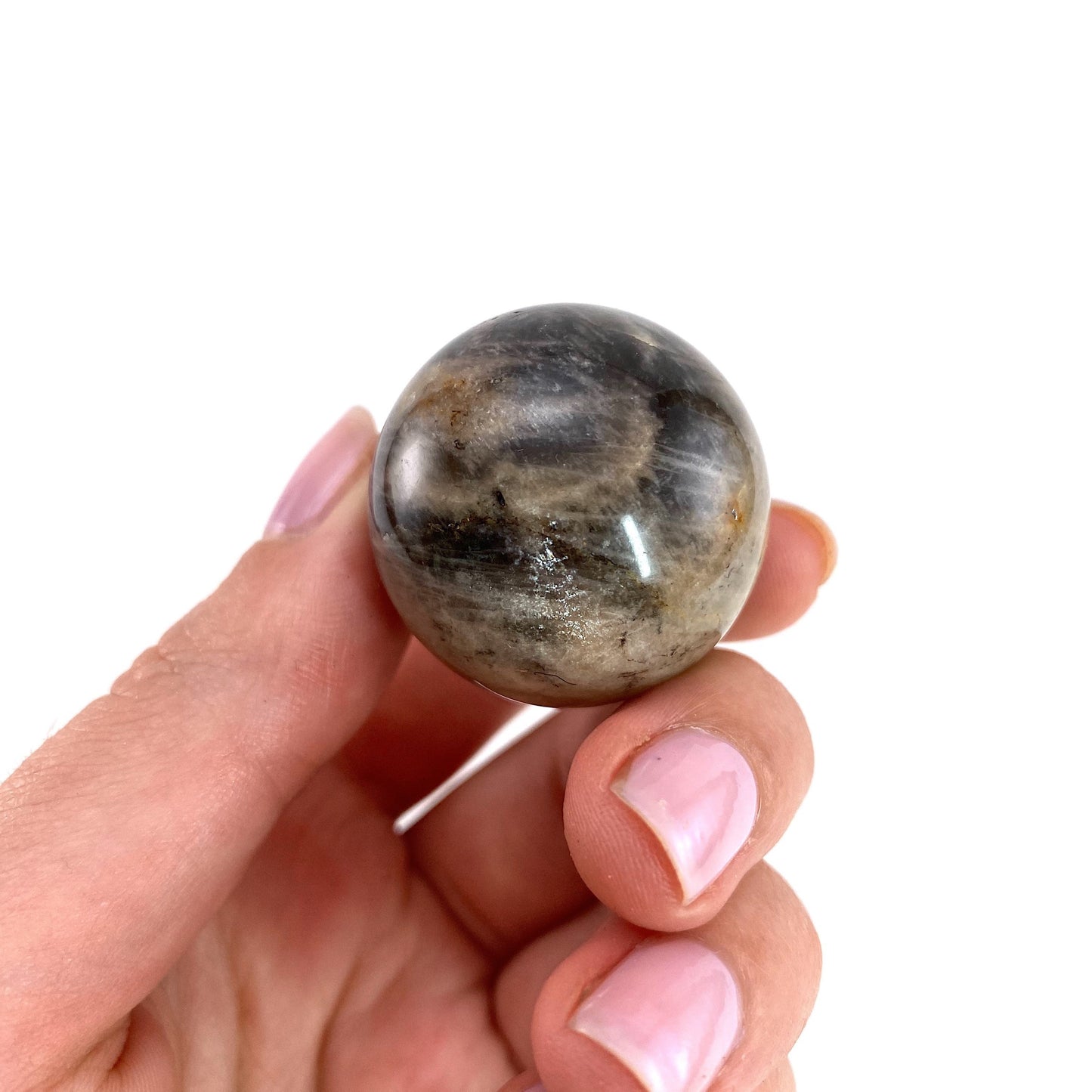 Grey moonstone Sphere, crystal ball, moonstone sphere, grey moonstone, crystal sphere