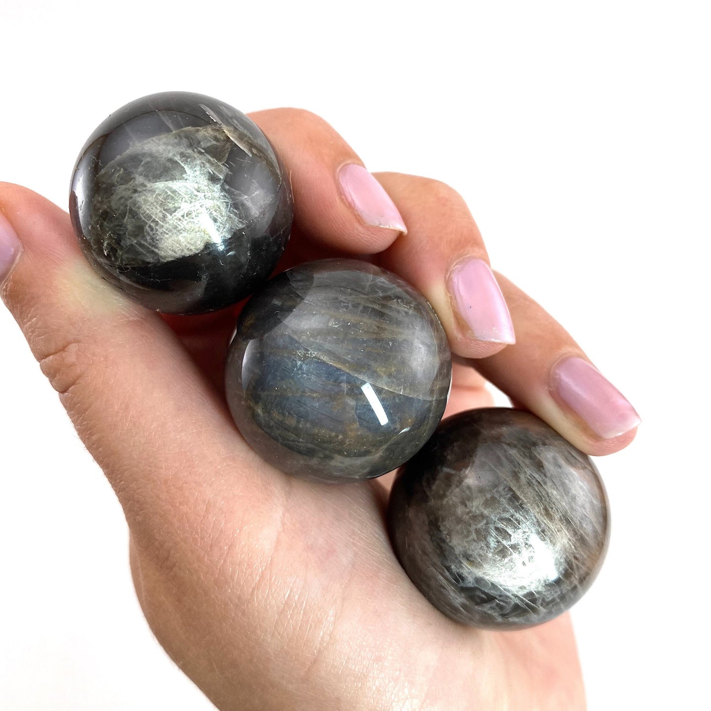 Grey moonstone Sphere, crystal ball, moonstone sphere, grey moonstone, crystal sphere