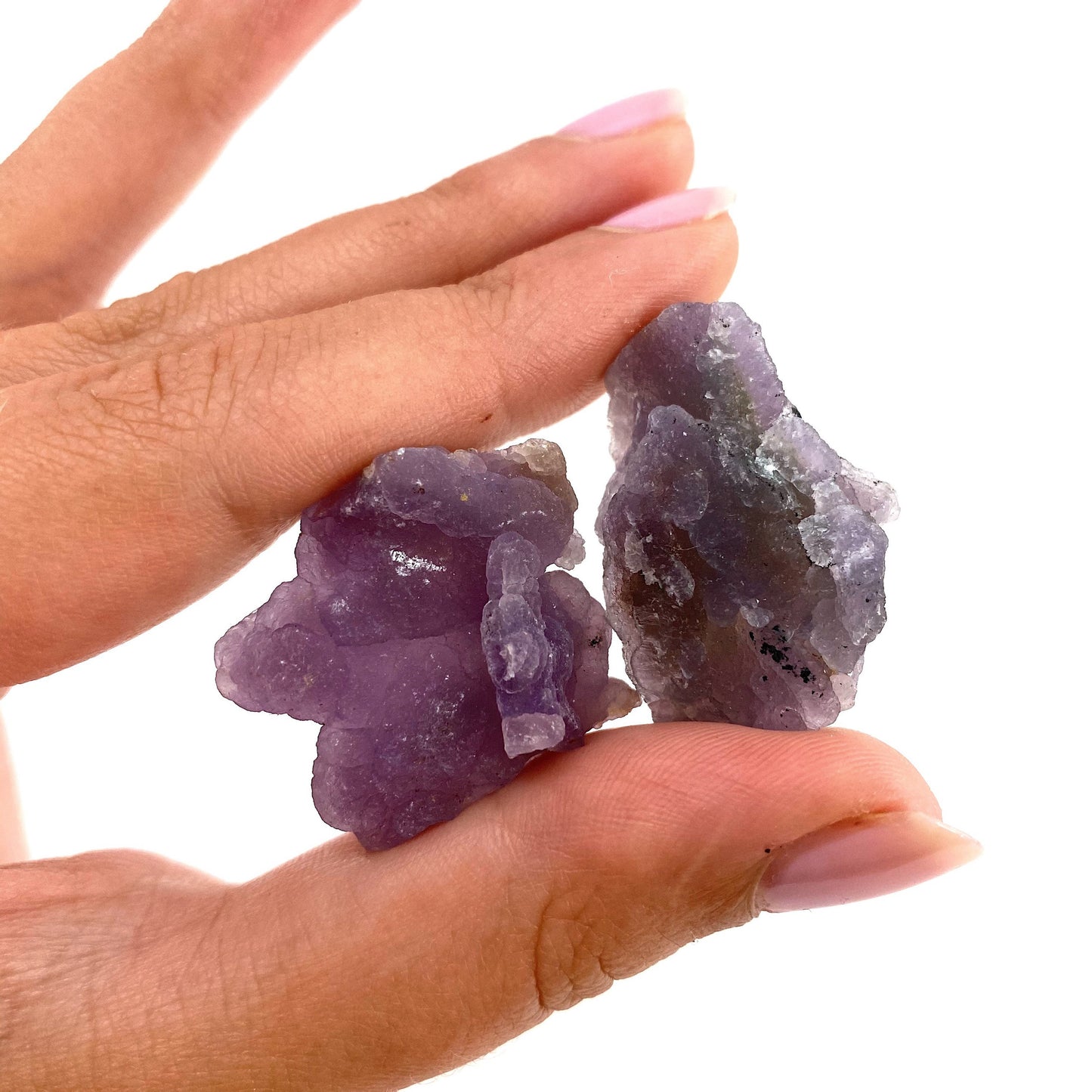 ONE Grape Amethyst Cluster (Indonesia) | mini grape agate, raw grape agate, grape agate crystal, purple grape agate