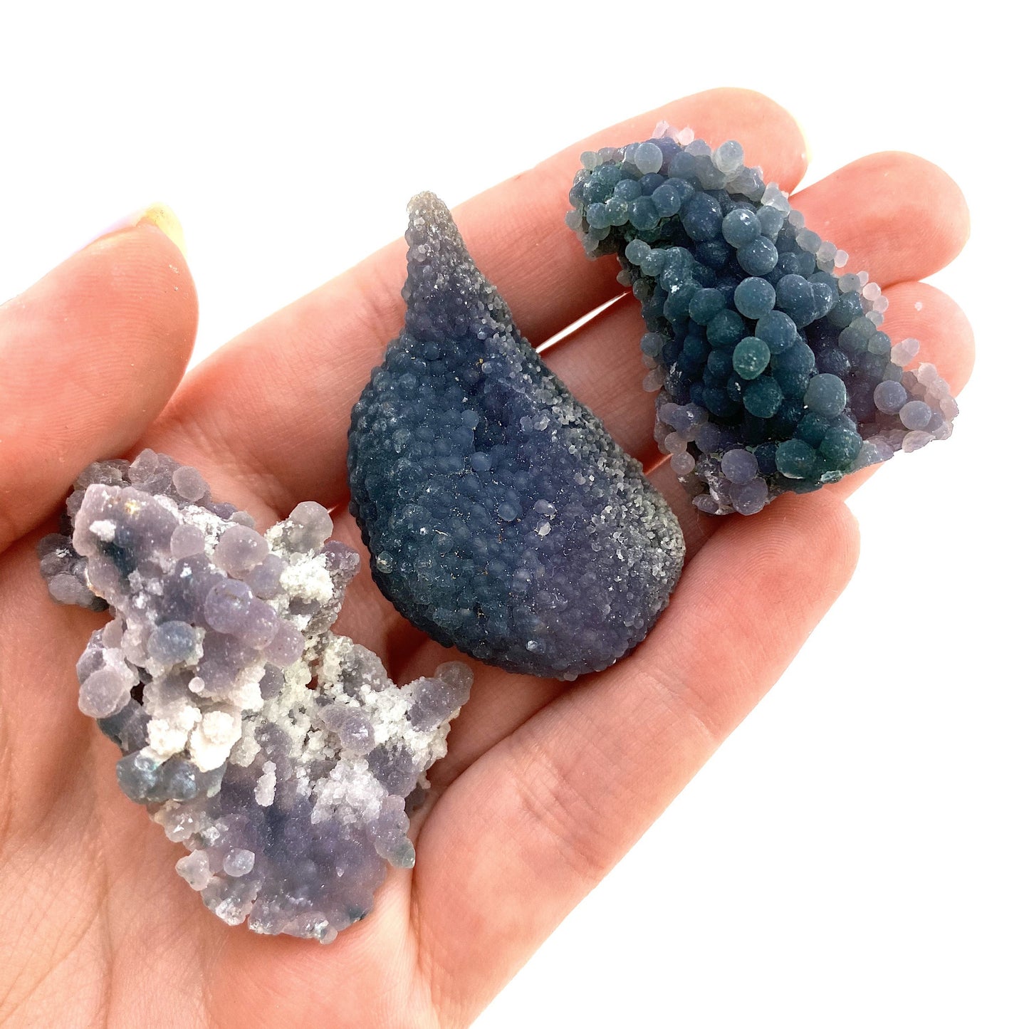 ONE Grape Amethyst Cluster (Indonesia) | mini grape agate, raw grape agate, grape agate crystal, purple grape agate