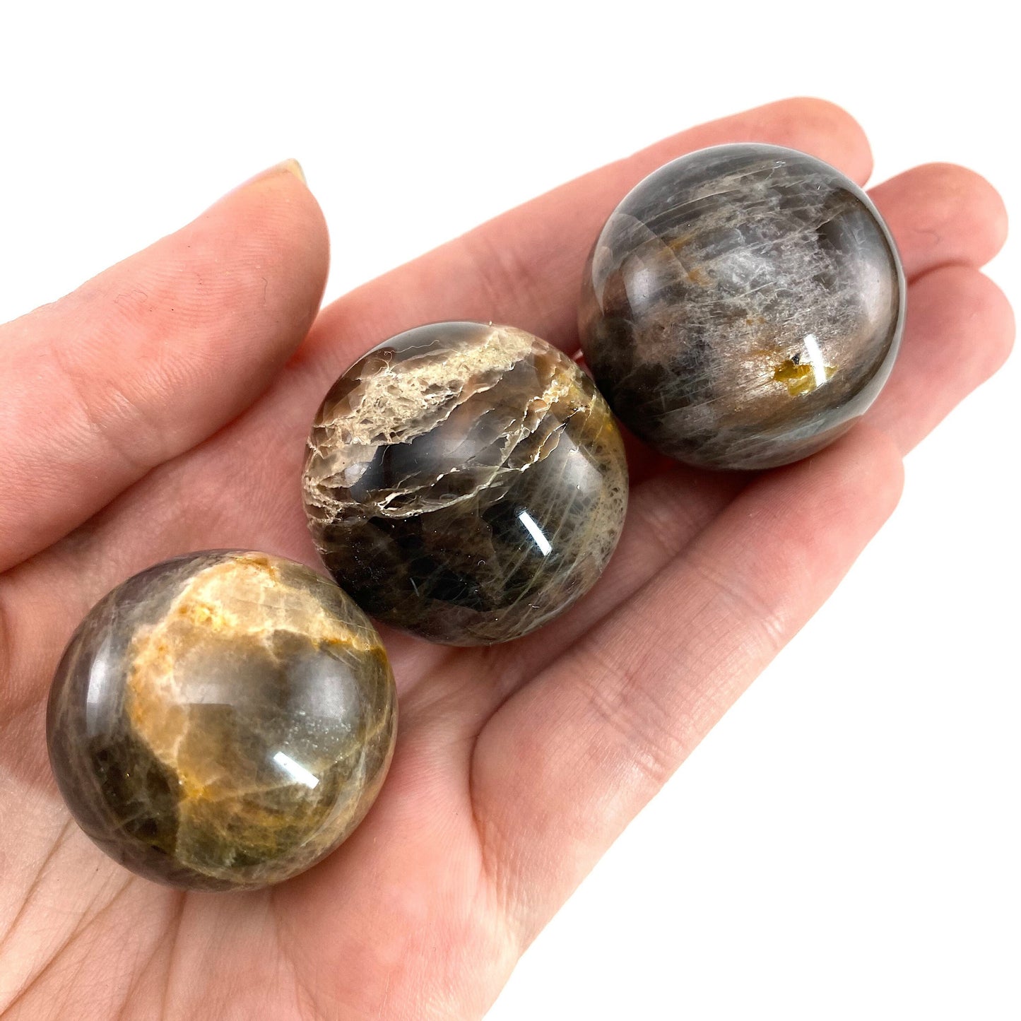 Grey moonstone Sphere, crystal ball, moonstone sphere, grey moonstone, crystal sphere