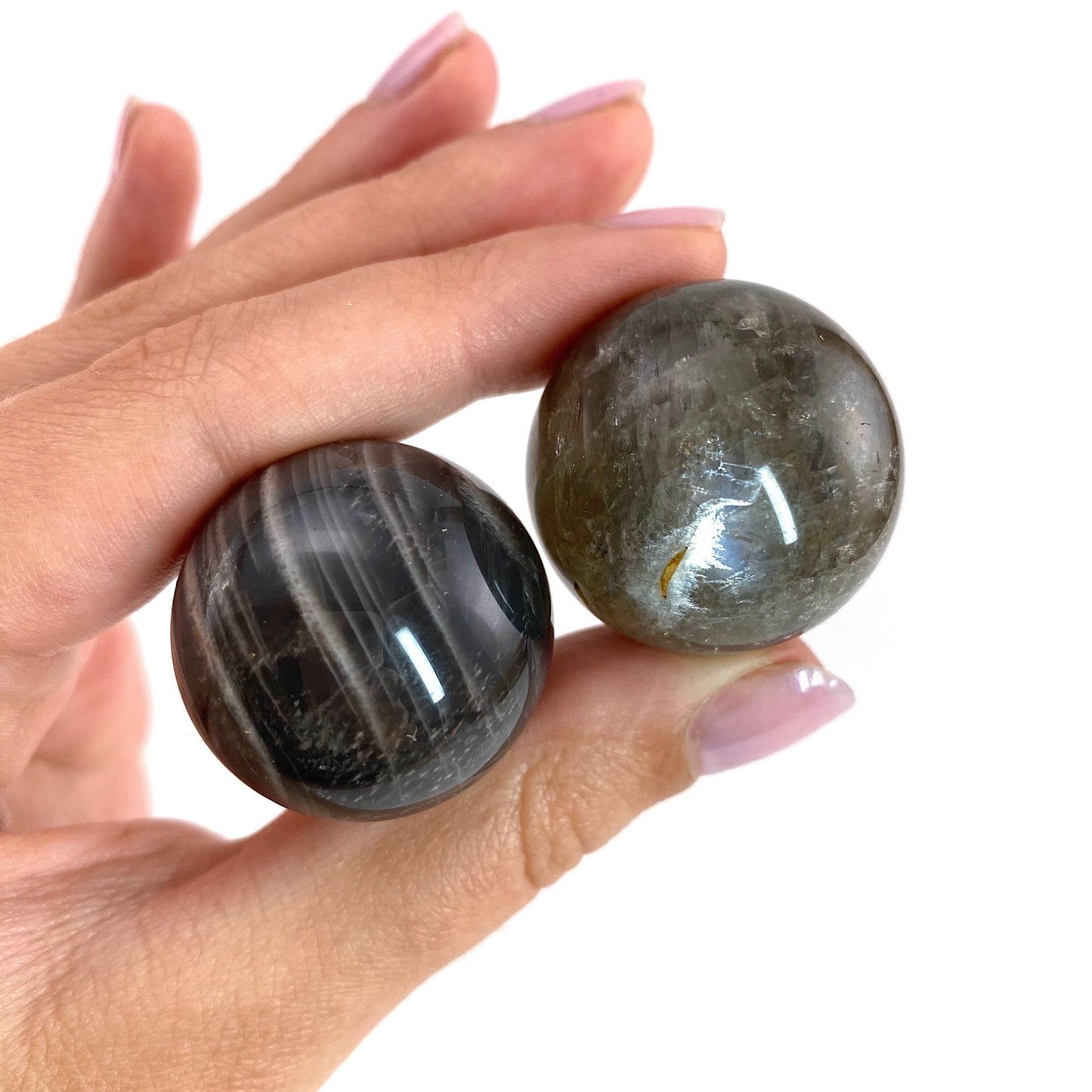 Grey moonstone Sphere, crystal ball, moonstone sphere, grey moonstone, crystal sphere