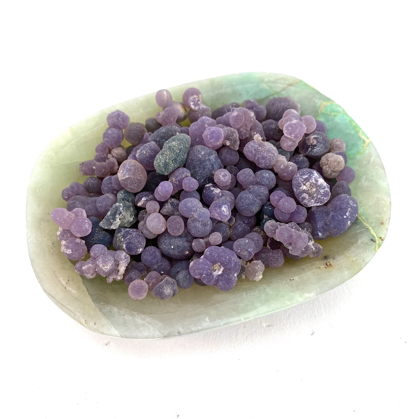 5 grams of mini Grape Amethyst, mini grape agate, raw grape agate, grape agate crystal, grape agate spheres