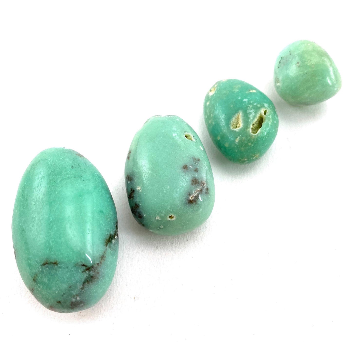Rare! Tumbled Gem Chrysoprase, green chrysoprase, polished chrysoprase, gem chrysoprase tumble, tumbled stones, tumbled crystals