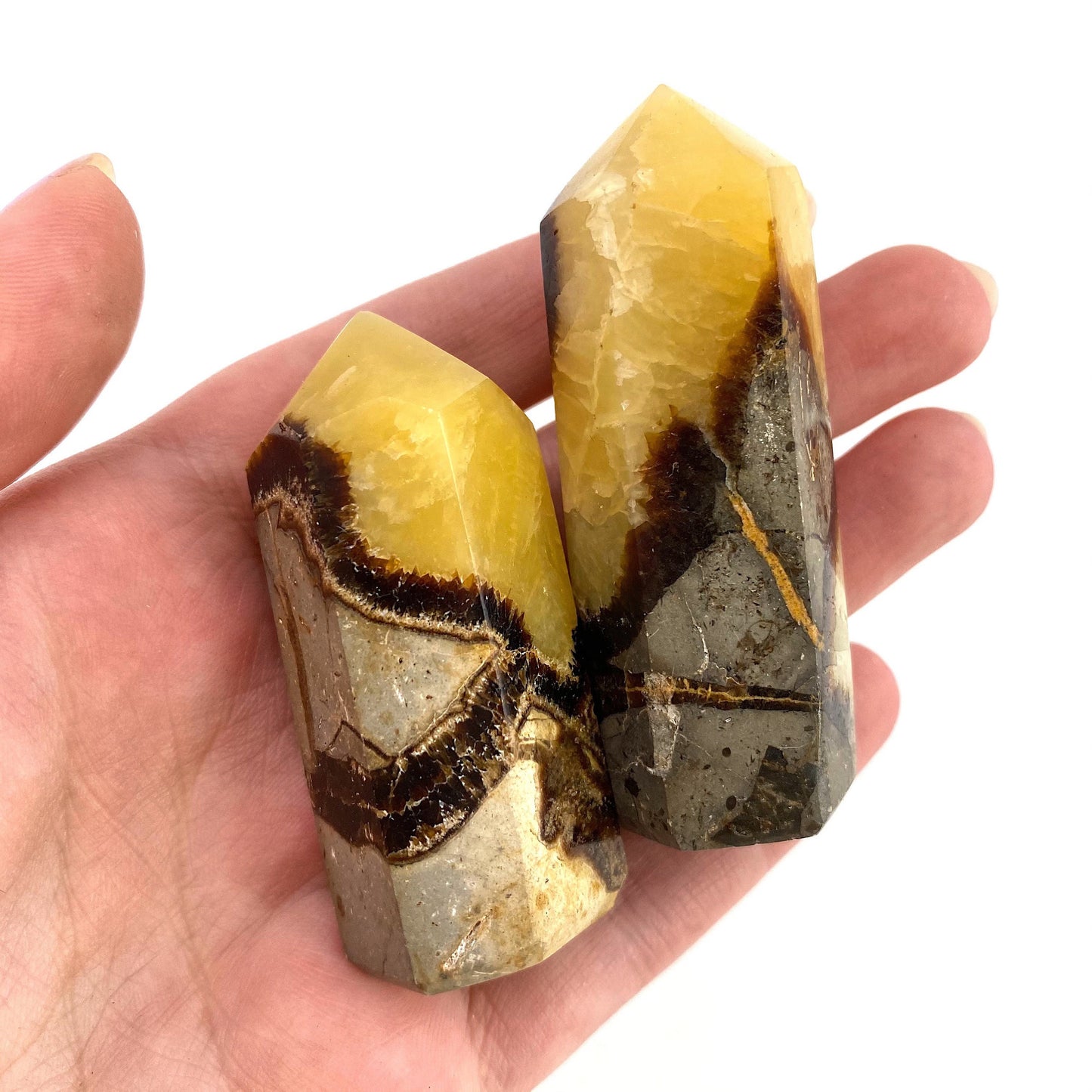 Septarian Point, septarian tower, crystal point, septarian crystal, dragon stone
