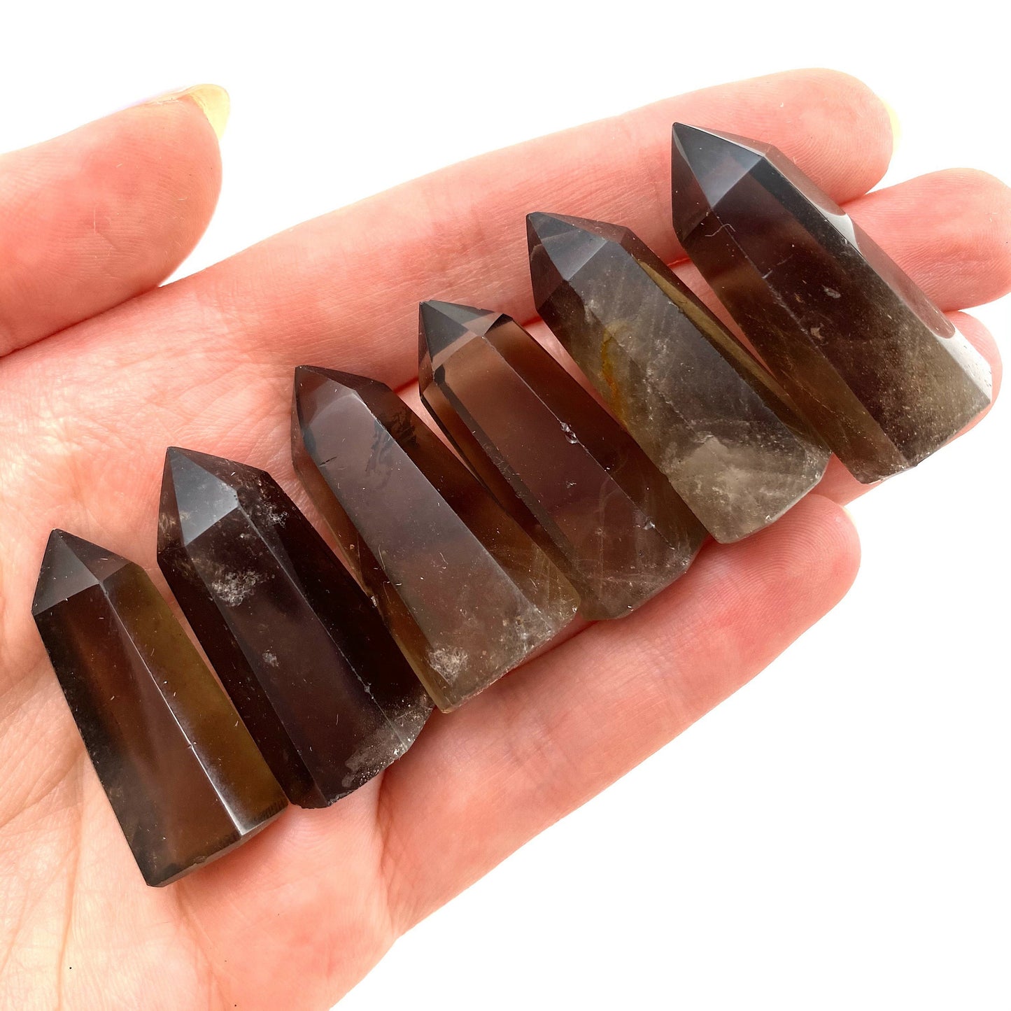 Smoky Quartz Point, smoky quartz tower, crystal point, smoky quartz crystal, smoky quartz