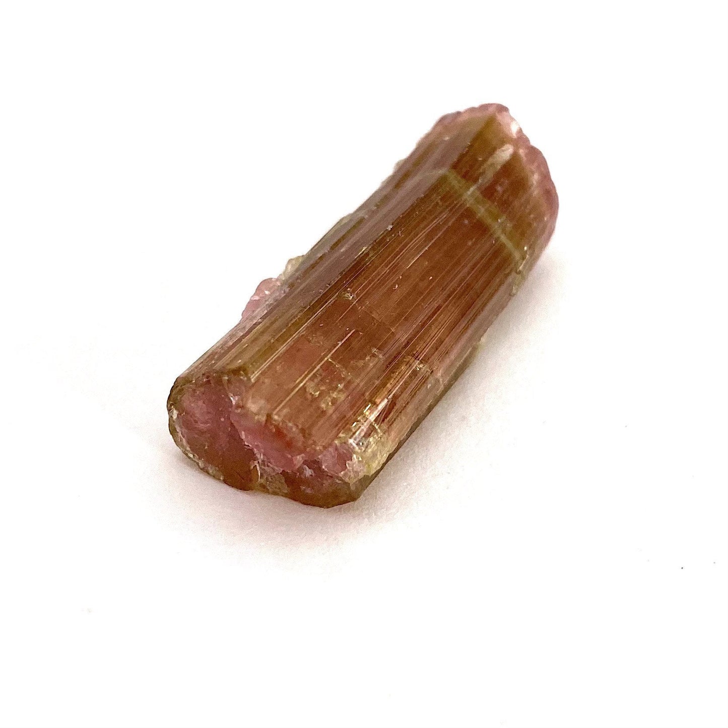 Elbaite Tourmaline (Pakistan), raw tourmaline, watermelon tourmaline, pink tourmaline, green tourmaline, tourmaline crystal