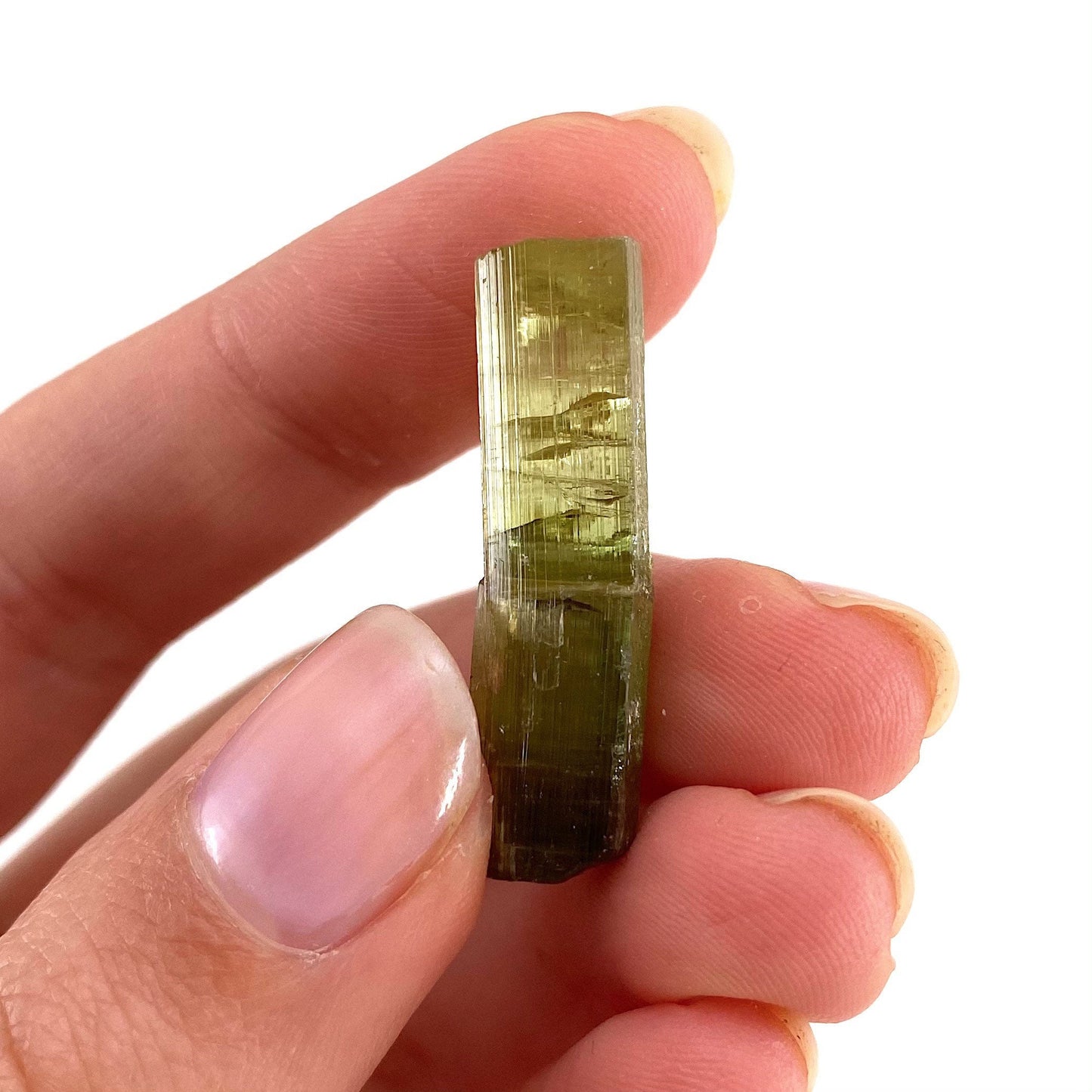 Elbaite Tourmaline (Pakistan), raw tourmaline, natural tourmaline, tourmaline, green tourmaline, tourmaline crystal, bi color tourmaline