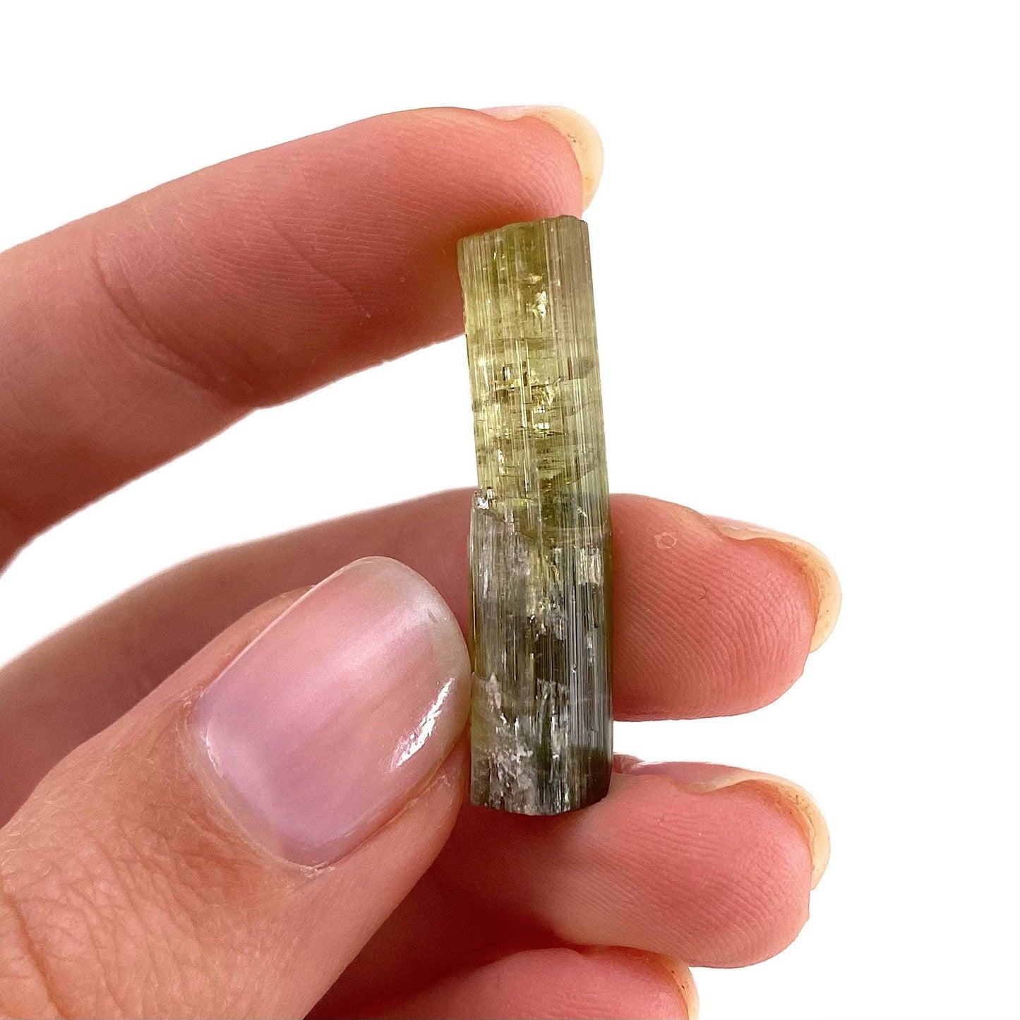 Elbaite Tourmaline (Pakistan), raw tourmaline, natural tourmaline, tourmaline, green tourmaline, tourmaline crystal, bi color tourmaline