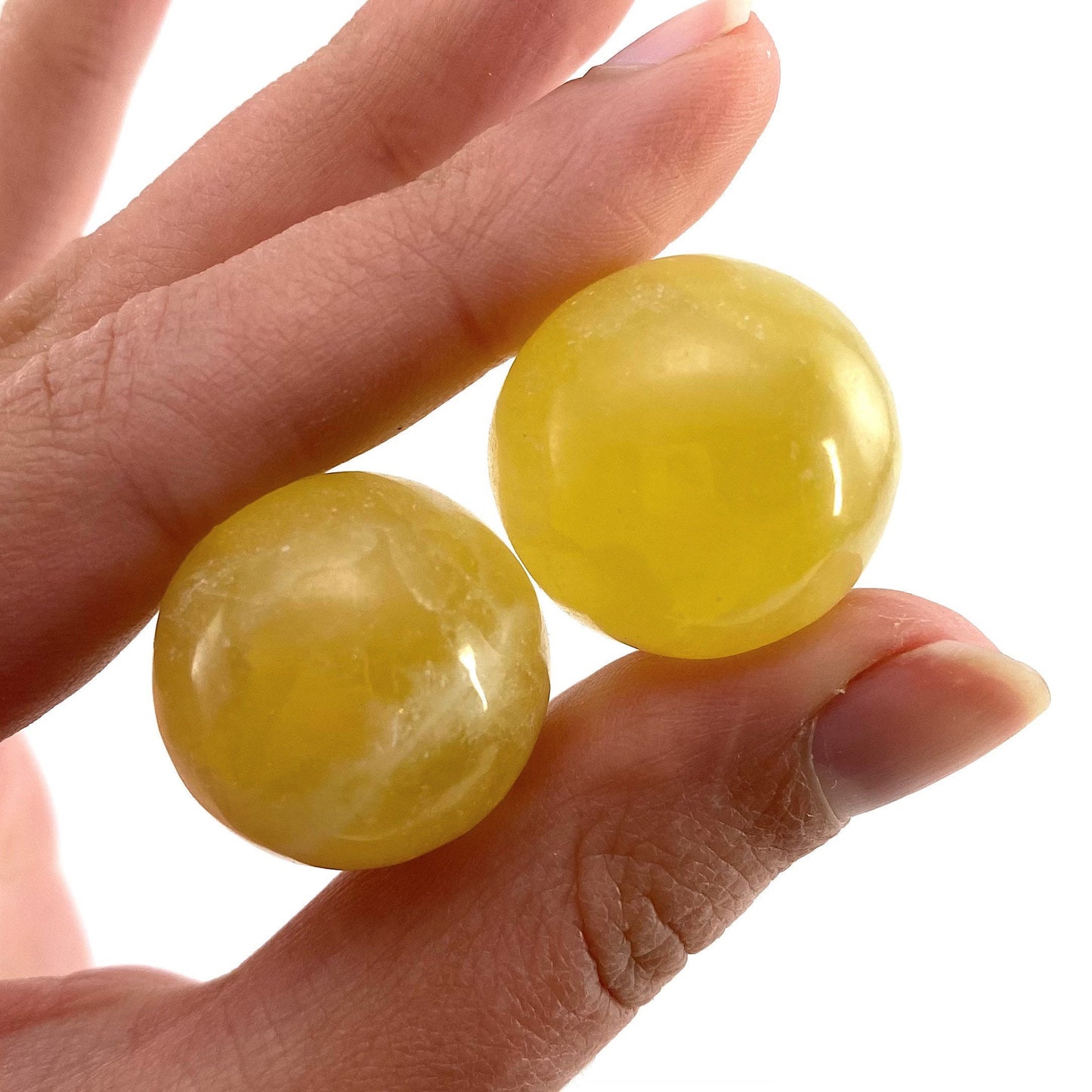 Lemon Calcite Sphere, crystal ball, yellow calcite sphere, yellow calcite crystal, crystal sphere