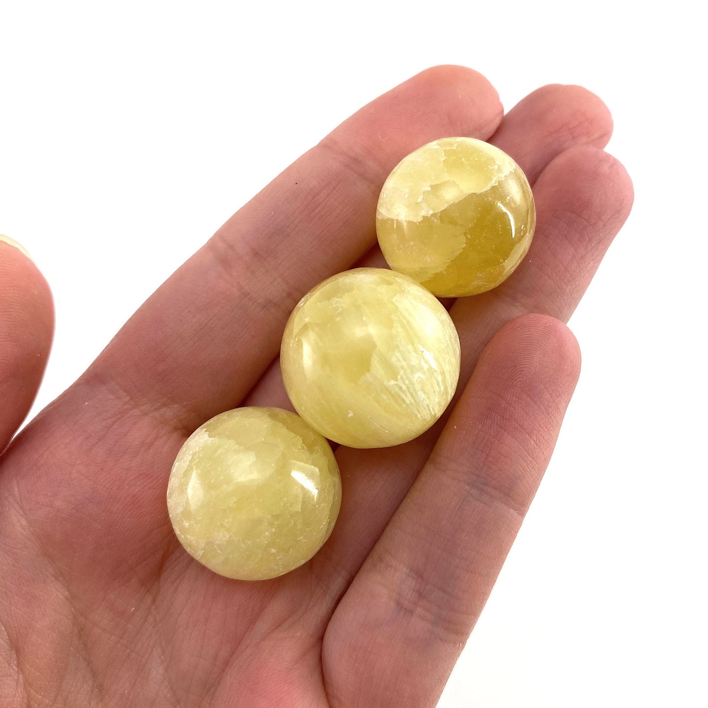 Lemon Calcite Sphere, crystal ball, yellow calcite sphere, yellow calcite crystal, crystal sphere