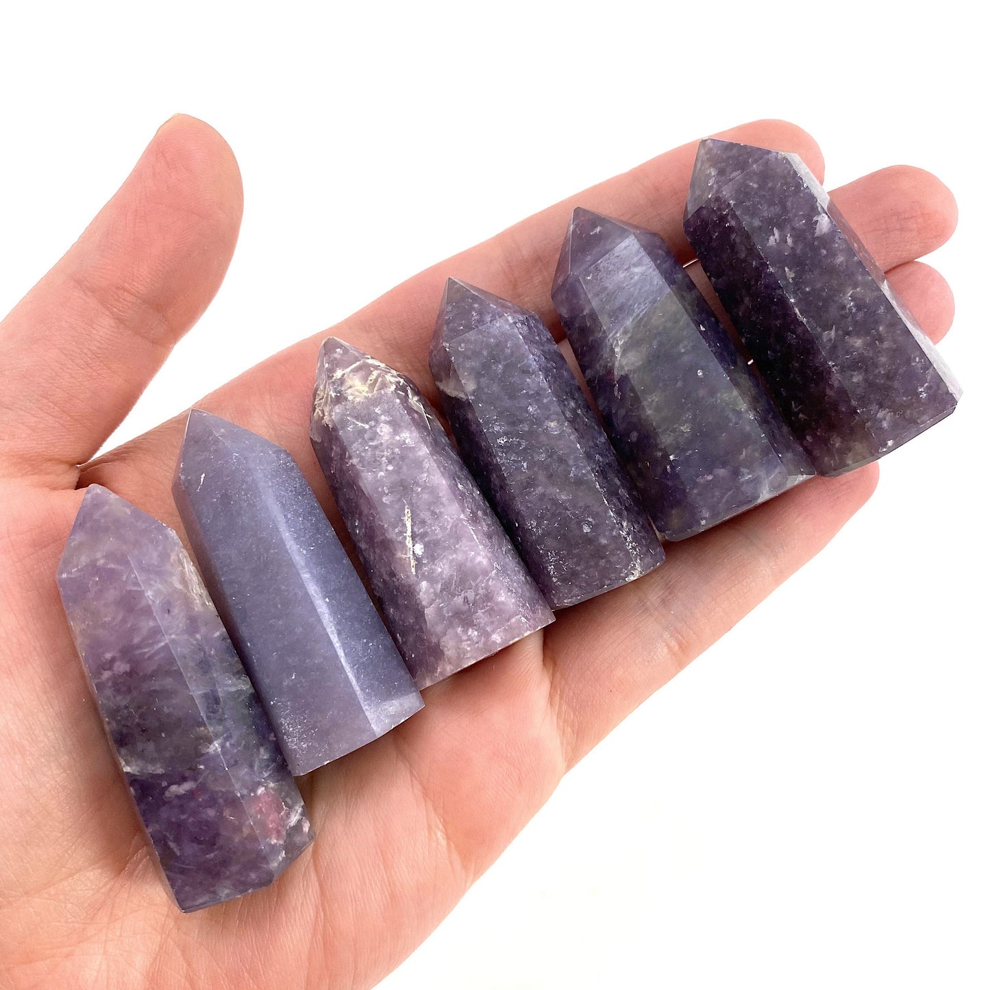 Lepidolite Point, Lepidolite tower, crystal point, purple crystal, purple lepidolite, lepidolite crystal