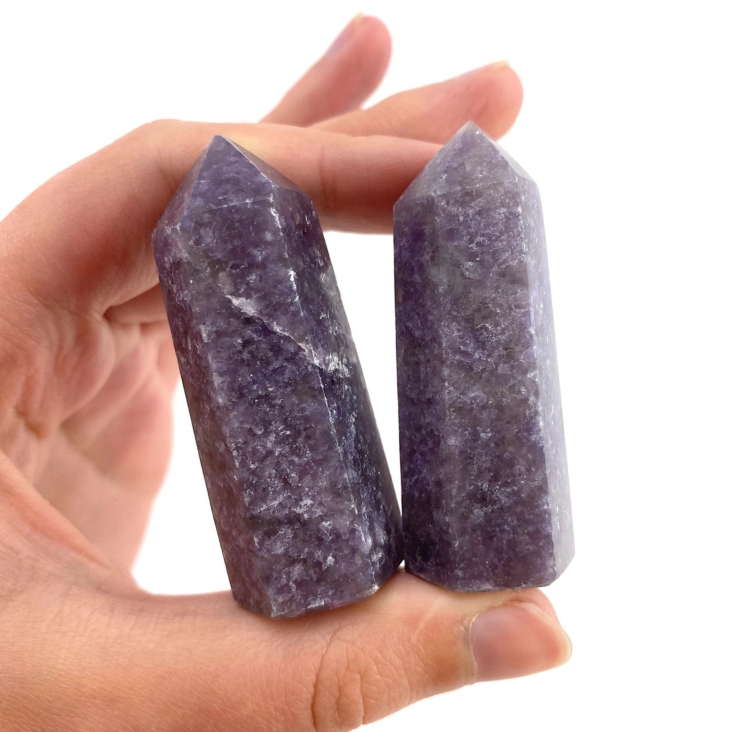 Lepidolite Point, Lepidolite tower, crystal point, purple crystal, purple lepidolite, lepidolite crystal