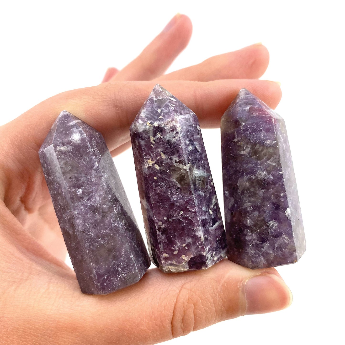 Lepidolite Point, Lepidolite tower, crystal point, purple crystal, purple lepidolite, lepidolite crystal