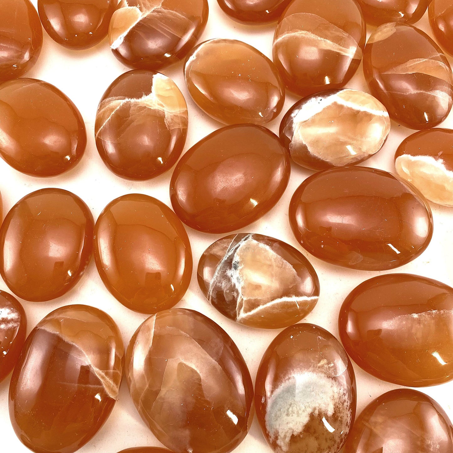 Honey Calcite Palm Stone, honey calcite, honey calcite palmstone, palm stone, worry stone
