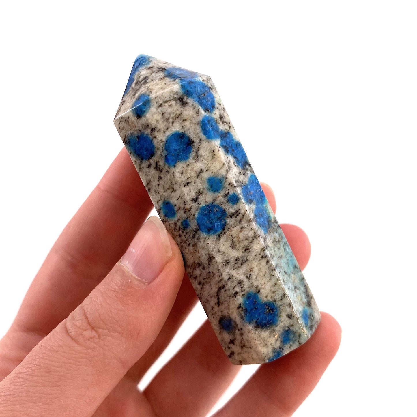 K2 Jasper Point, K2 jasper tower, crystal point, K2 jasper crystal, polished K2 jasper