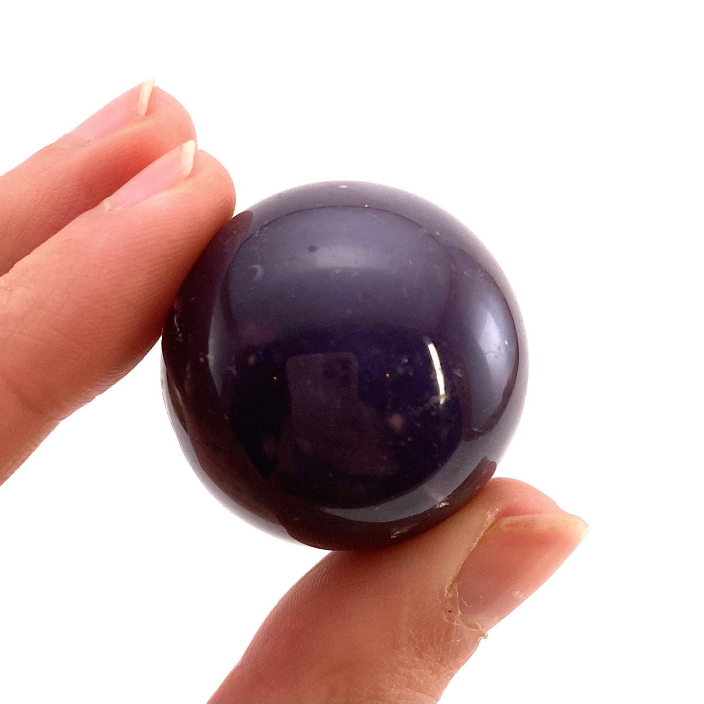 Purple Chalcedony Sphere, crystal ball, Chalcedony sphere, Chalcedony palm stone, crystal sphere