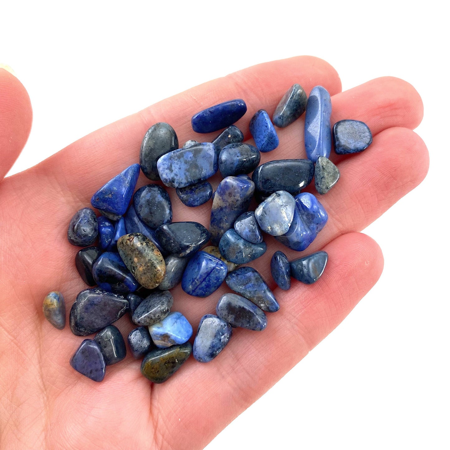 20g of Sodalite, mini tumbled stones, tumbled crystal, tumbled sodalite, sodalite chips, crystal chips