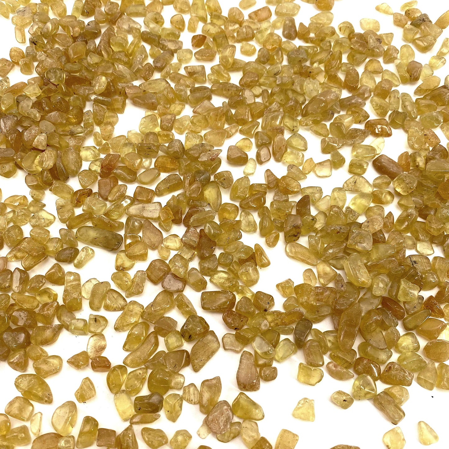 20g of Golden Quartz, mini tumbled stones, tumbled crystal, tumbled quartz, quartz chips
