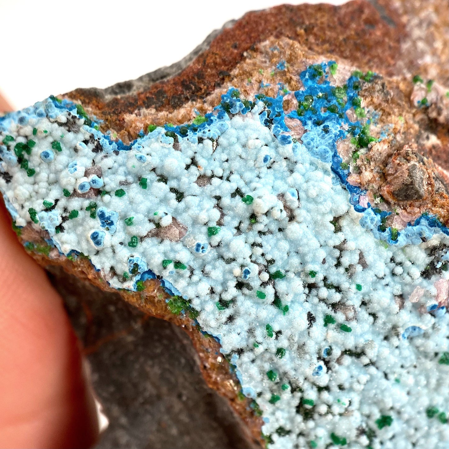 Druzy Chrysocolla, Cobalto Calcite & Malachite Specimen (Congo), raw chrysocolla, druzy chrysocolla, malachite crystal, raw crystals