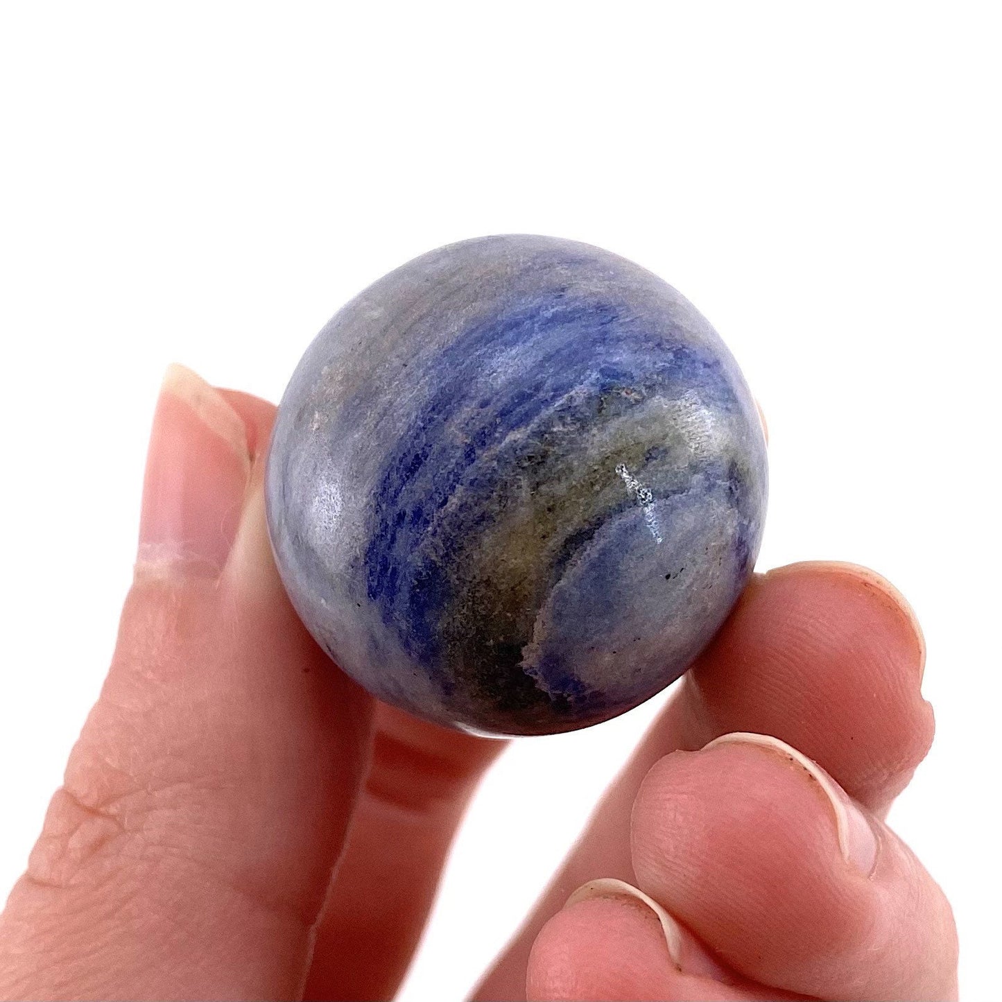 Rare! Afghanite Sphere, crystal ball, blue afghanite sphere, polished afghanite, crystal sphere