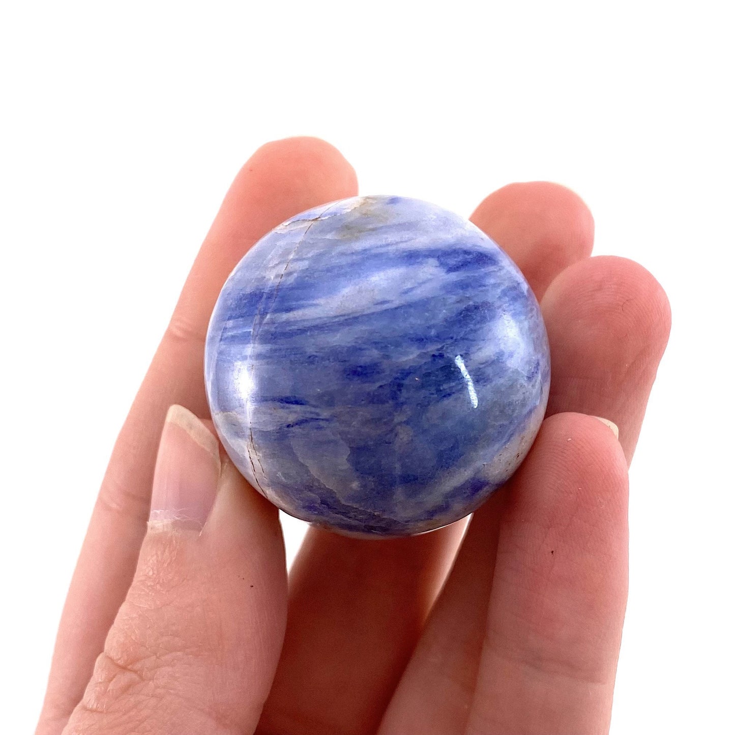 Rare! Afghanite Sphere, crystal ball, blue afghanite sphere, polished afghanite, crystal sphere