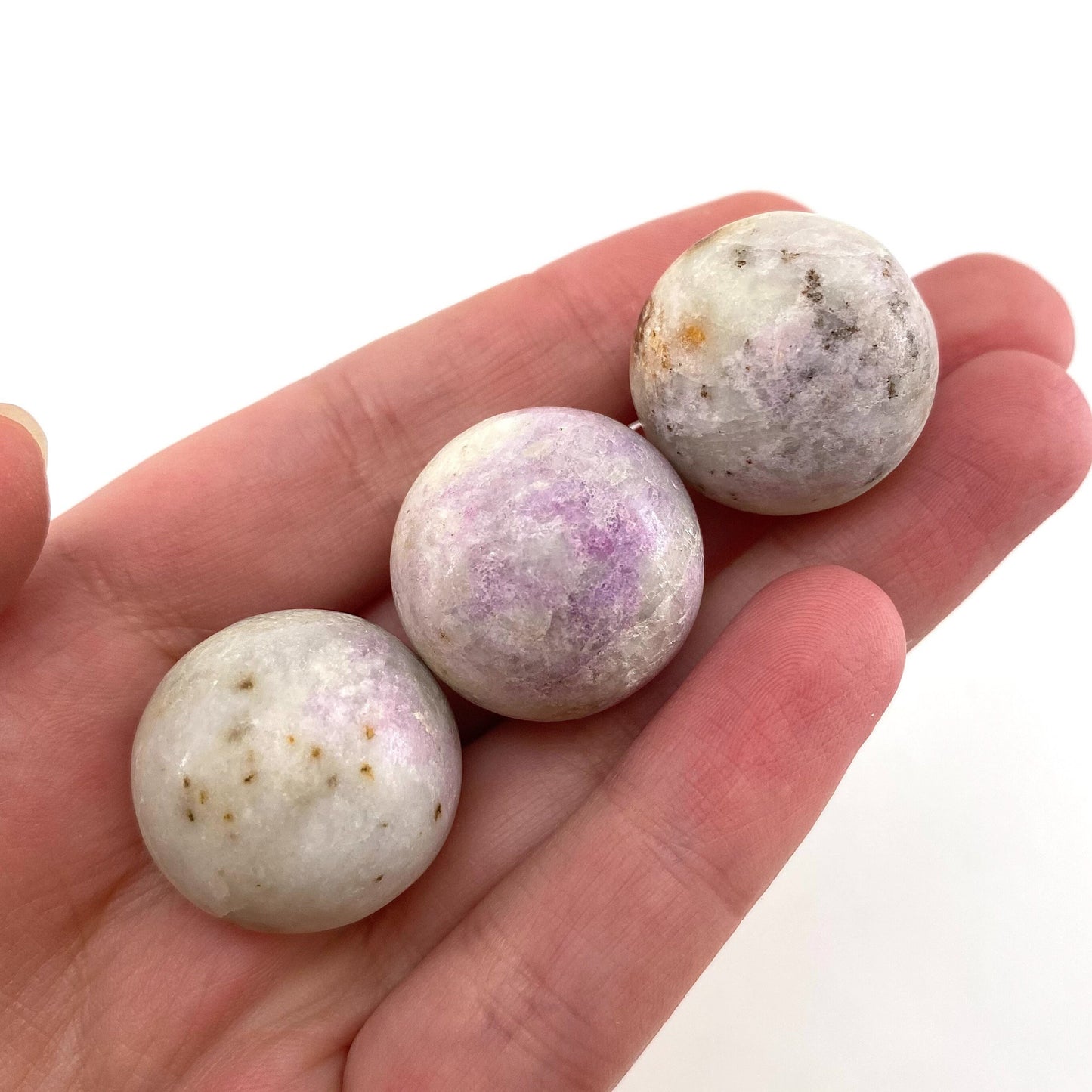 Rare! UV-reactive Hackmanite Sphere, crystal ball, hackmanite sphere, hackmanite crystal, crystal sphere