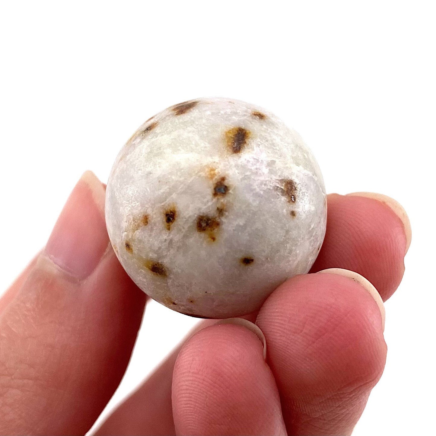 Rare! UV-reactive Hackmanite Sphere, crystal ball, hackmanite sphere, hackmanite crystal, crystal sphere