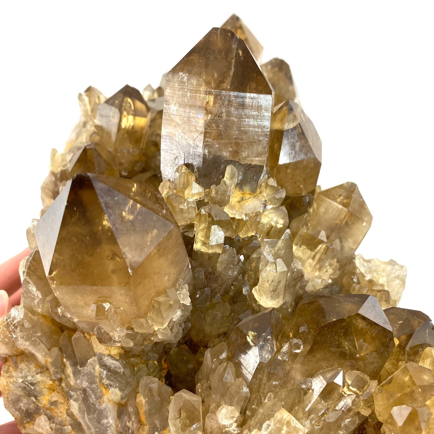 XXXL Massive Natural Cathedral Citrine Cluster (Congo), natural citrine, citrine crystal, Lwena citrine, kundalini citrine