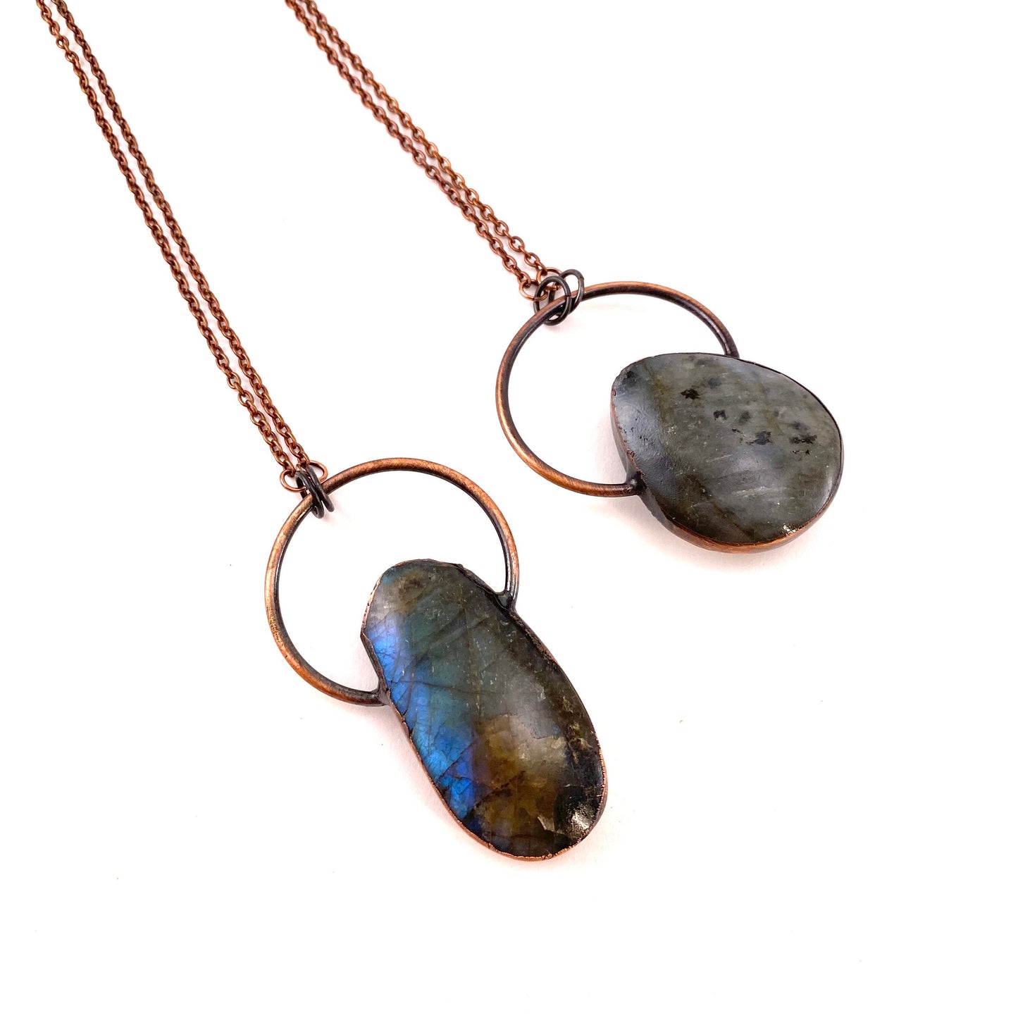 Labradorite Necklace, flashy labradorite necklace, crystal pendant, labradorite crystal necklace