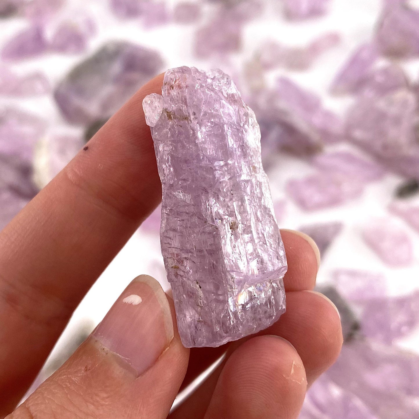 ONE Pink Kunzite Crystal (Pakistan) | raw kunzite, kunzite crystal, kunzite specimen, pink kunzite