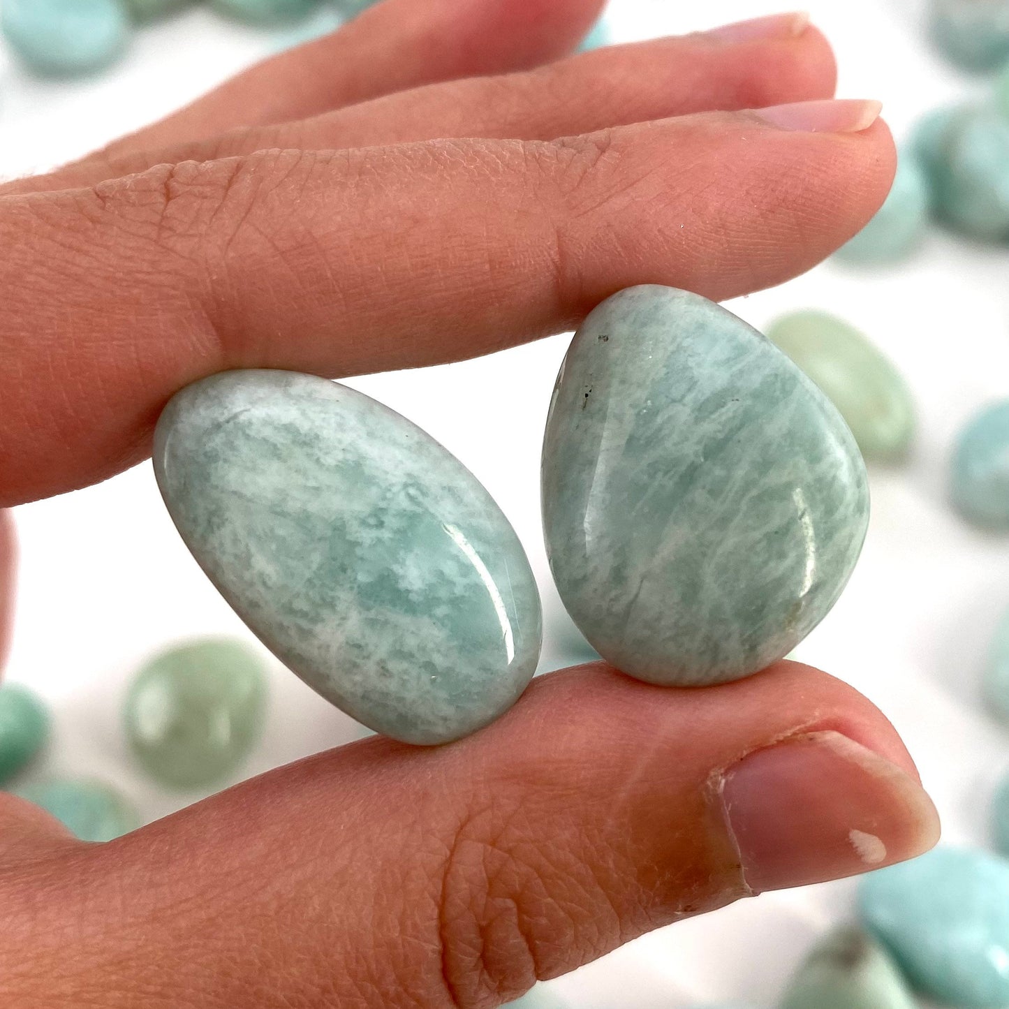 ONE Tumbled Amazonite | Amazonite, tumbled crystal, tumbled stones, crystals, minerals