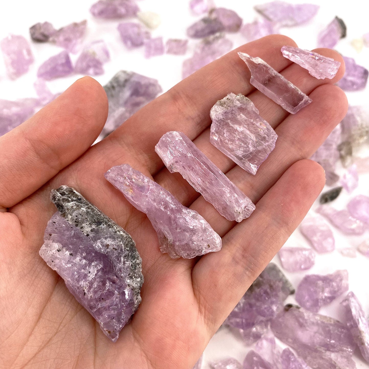 ONE Pink Kunzite Crystal (Pakistan) | raw kunzite, kunzite crystal, kunzite specimen, pink kunzite