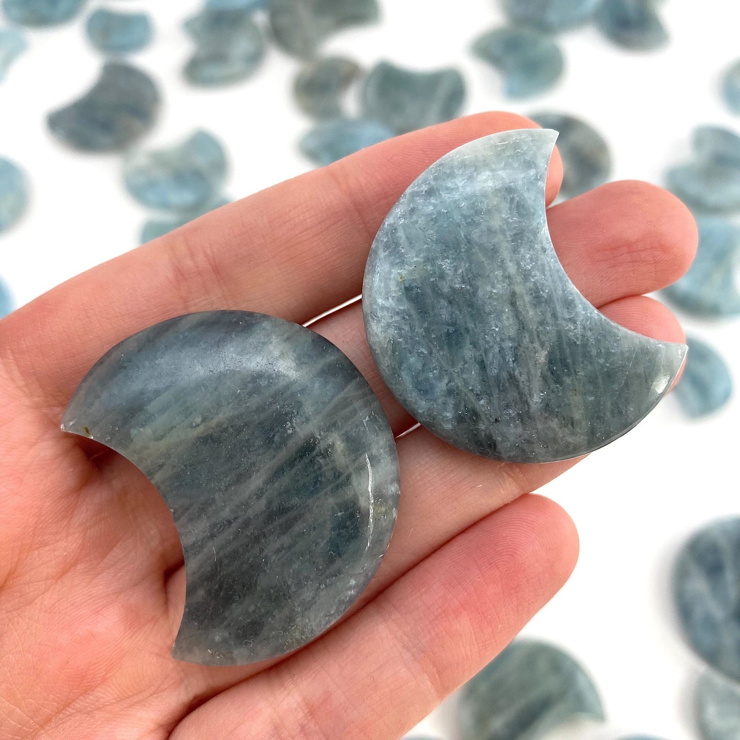 Aquamarine Moon, genuine aquamarine, crystal moon, rare gems, natural aquamarine, aquamarine crystal