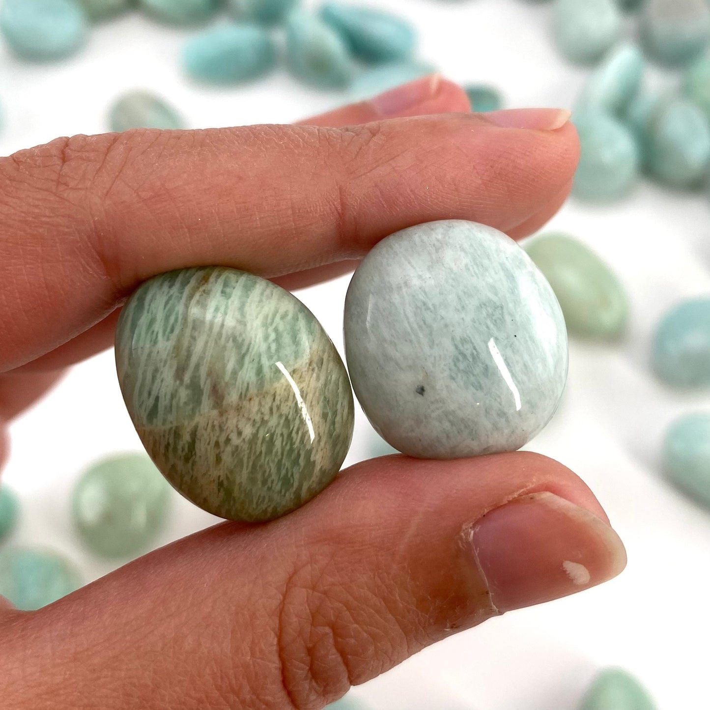 ONE Tumbled Amazonite | Amazonite, tumbled crystal, tumbled stones, crystals, minerals