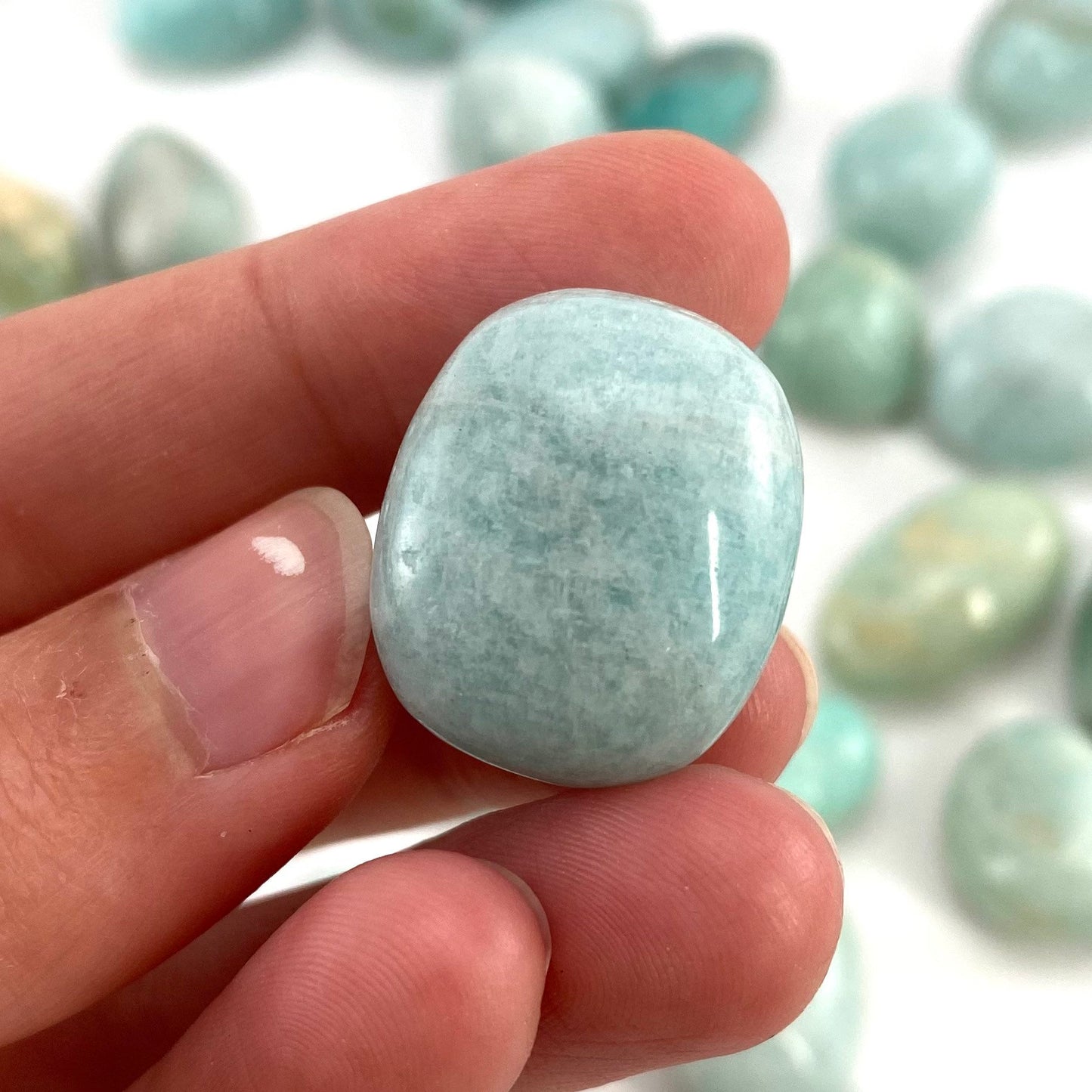 ONE Tumbled Amazonite | Amazonite, tumbled crystal, tumbled stones, crystals, minerals
