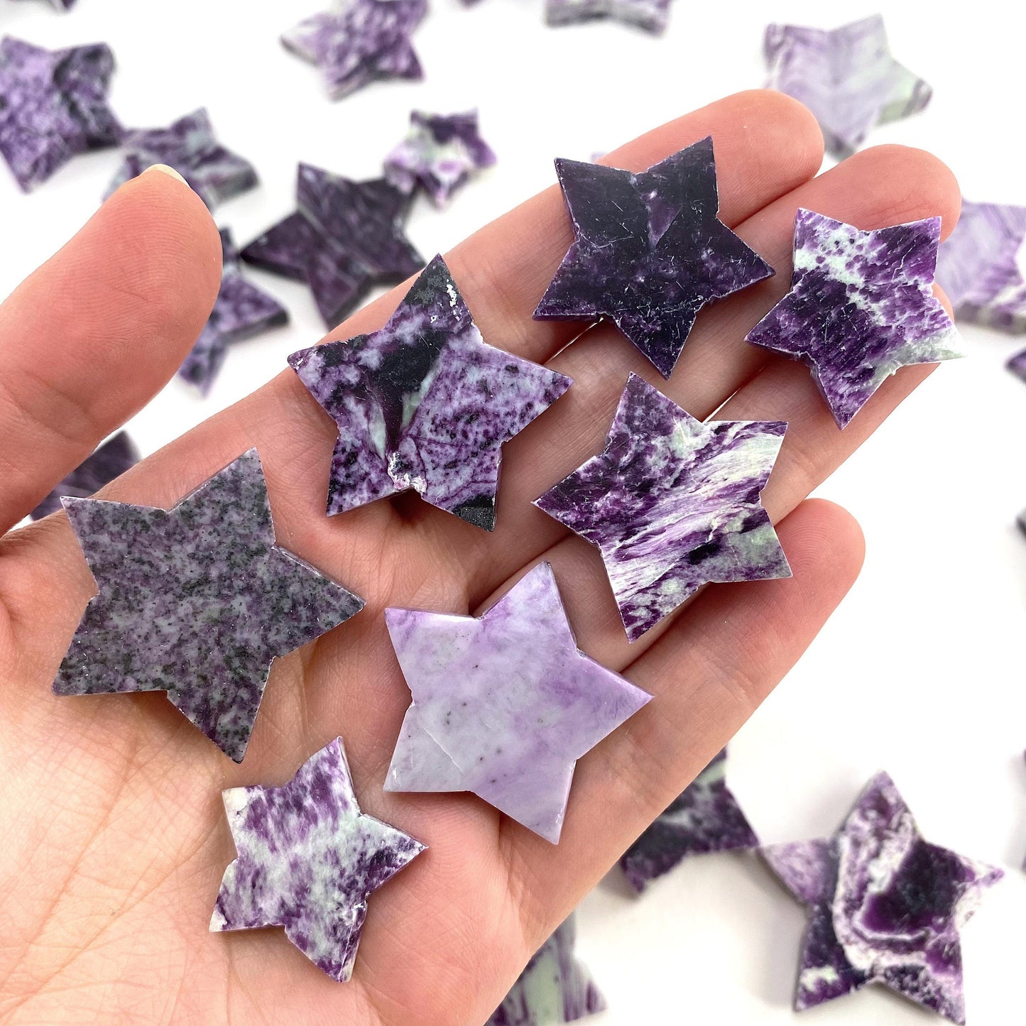 Rare! Kammererite Star, genuine kammererite, rare crystals, kammererite crystal, crystal star
