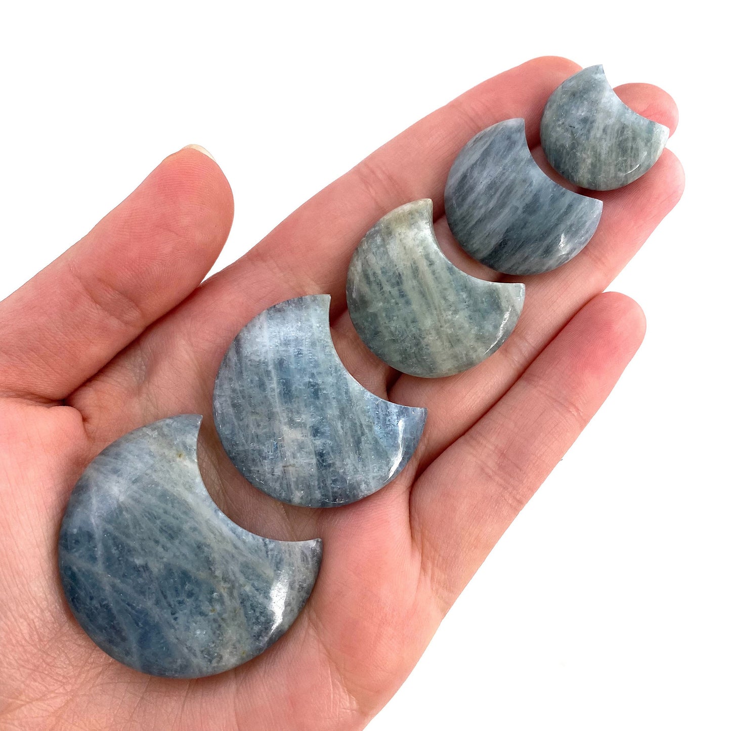 Aquamarine Moon, genuine aquamarine, crystal moon, rare gems, natural aquamarine, aquamarine crystal