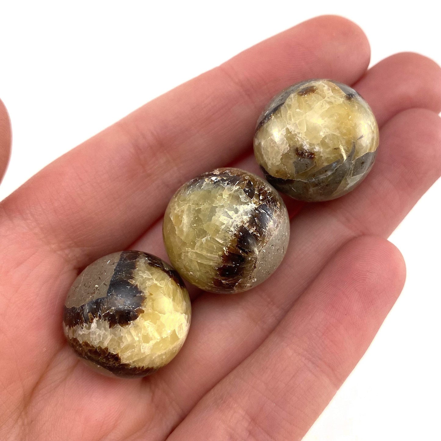 Septarian Sphere, crystal ball, dragon stone, mini sphere, Septarian crystal, crystal sphere