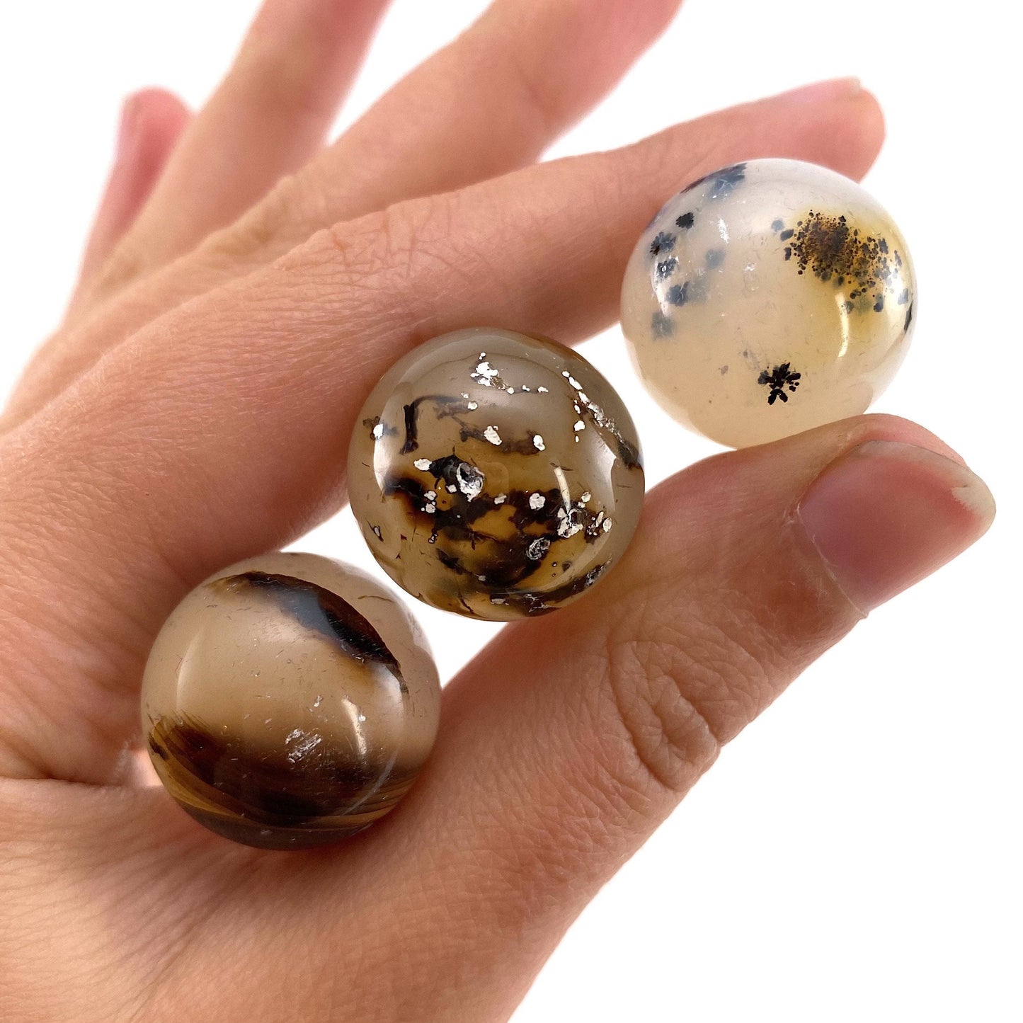 Dendritic Agate Sphere, dendritic agate, crystal ball, crystal sphere, dendritic agate palm stone