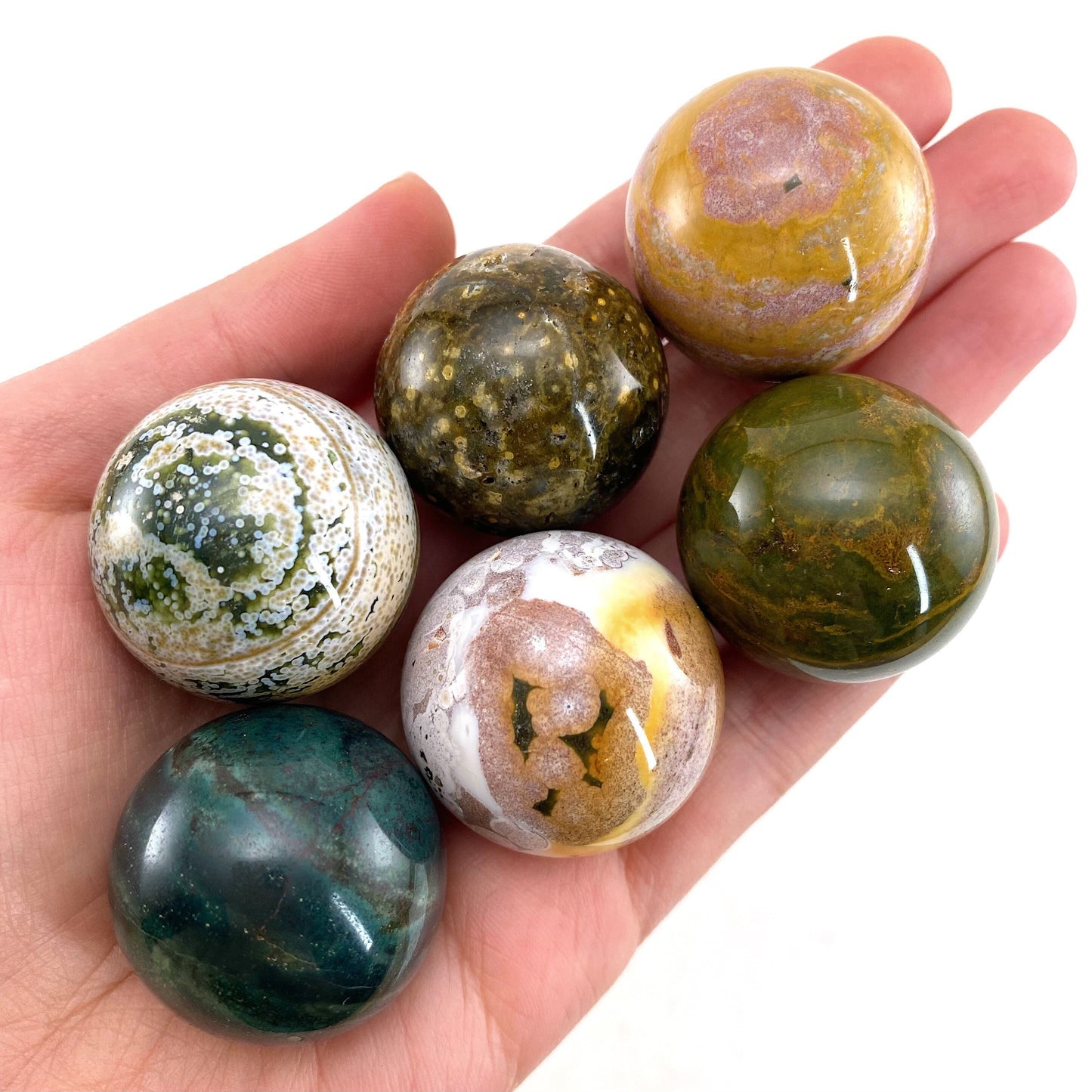 Ocean Jasper sphere, mini ocean jasper sphere, crystal ball, ocean jasper, polished ocean jasper, ocean jasper ball