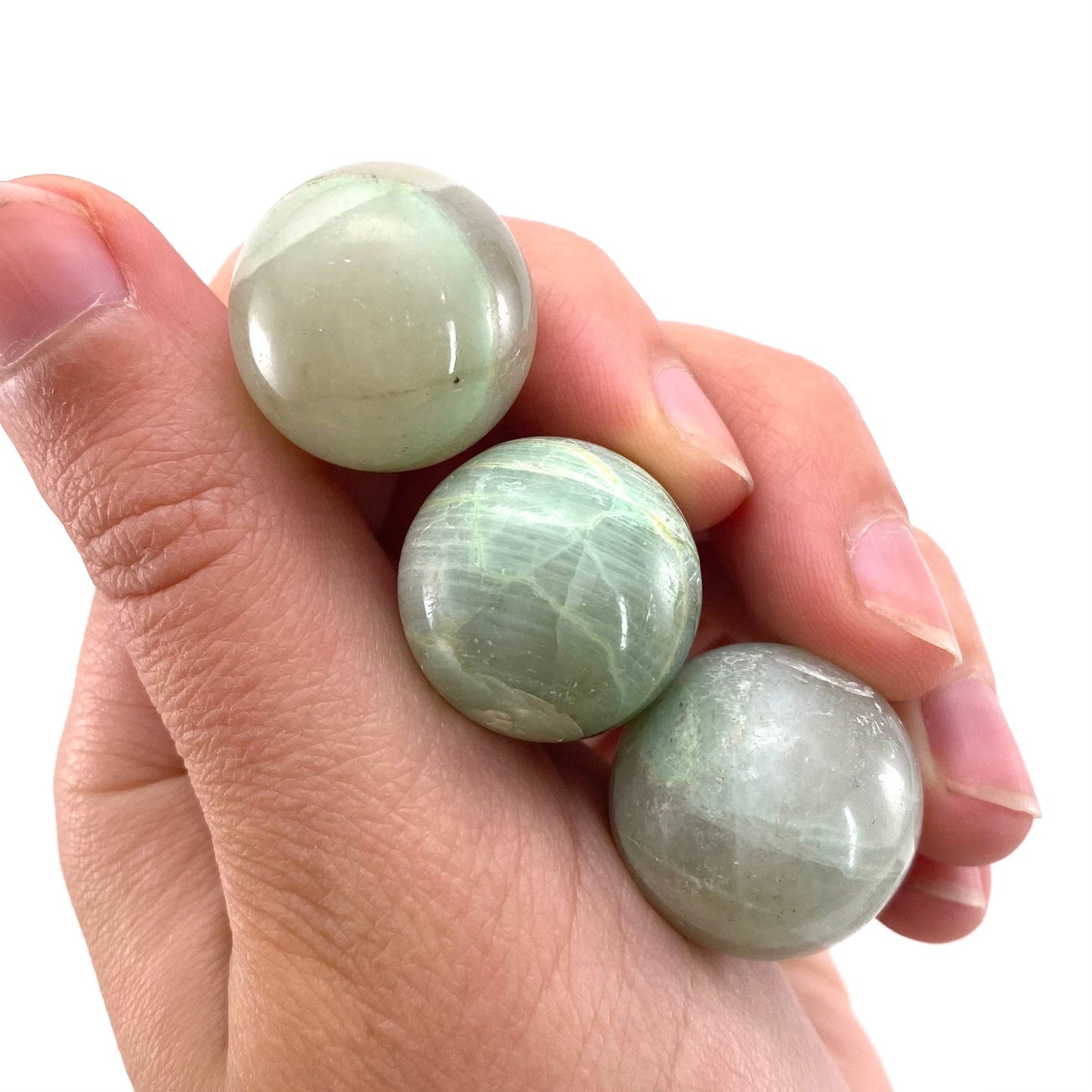 Garnierite Sphere, garnierite, polished garnierite, garnierite ball, crystal ball