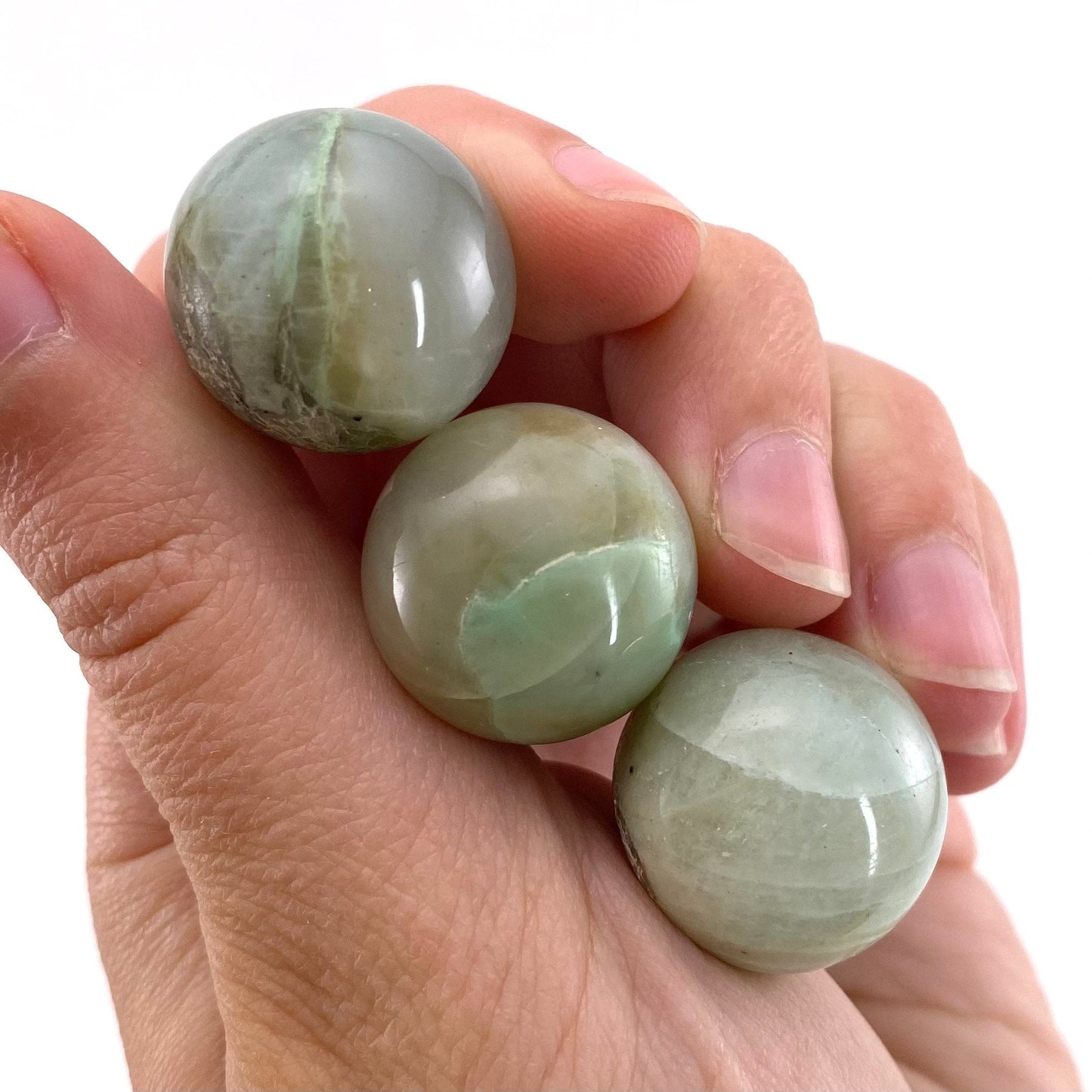 Garnierite Sphere, garnierite, polished garnierite, garnierite ball, crystal ball