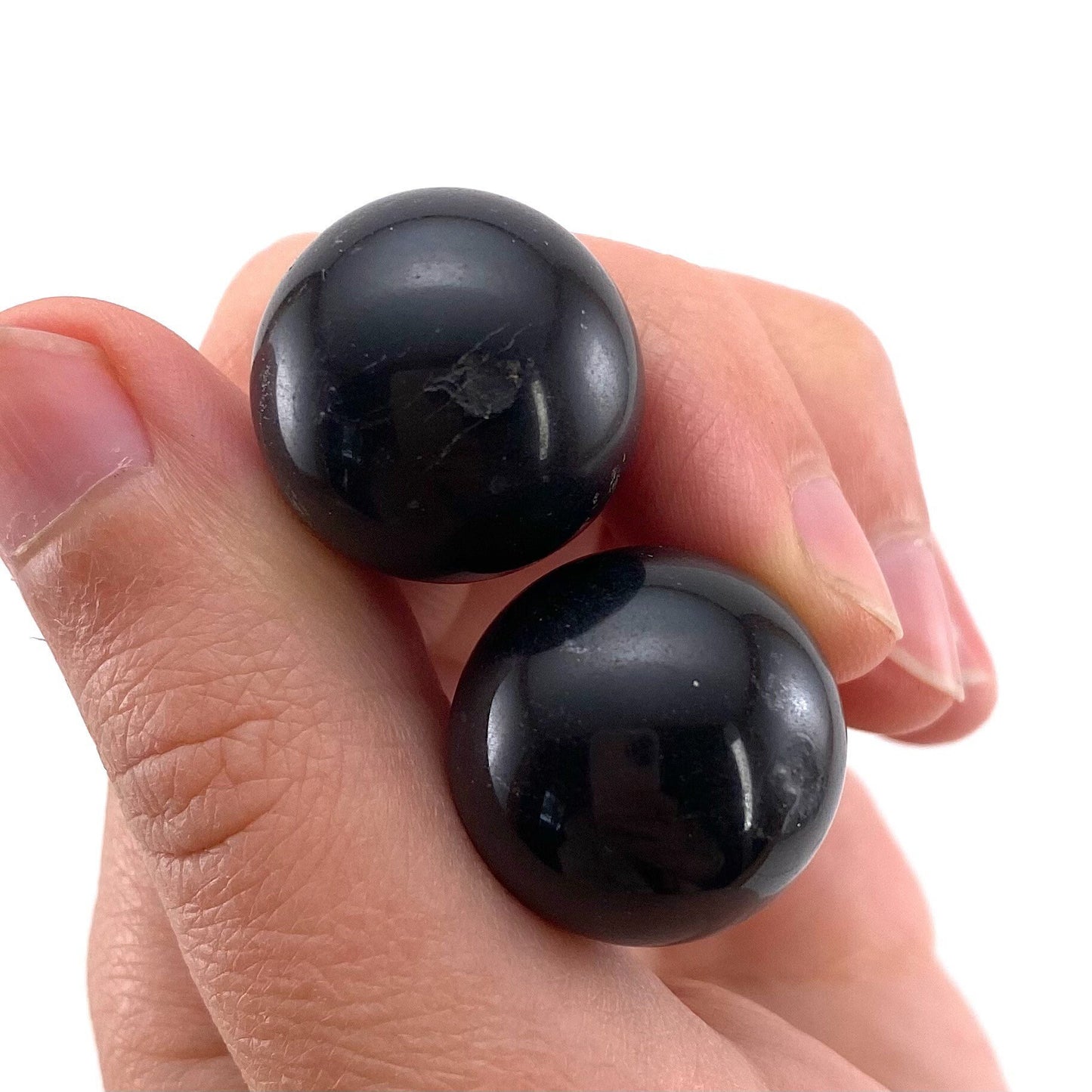 Black Tourmaline Sphere, crystal ball, Black tourmaline sphere, Black tourmaline palm stone, crystal sphere